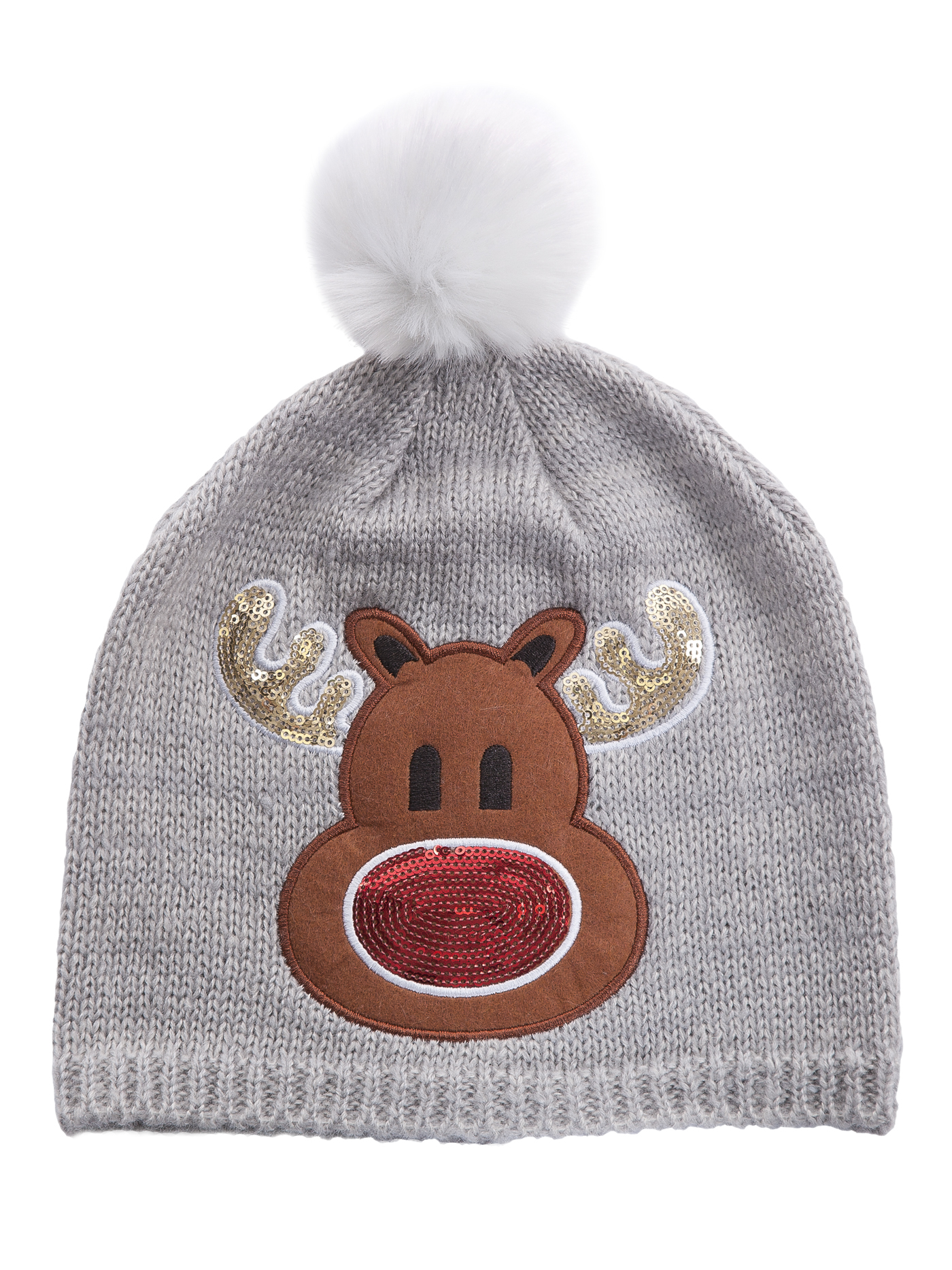 Шапка Бежевый принт E16929 | фото 1