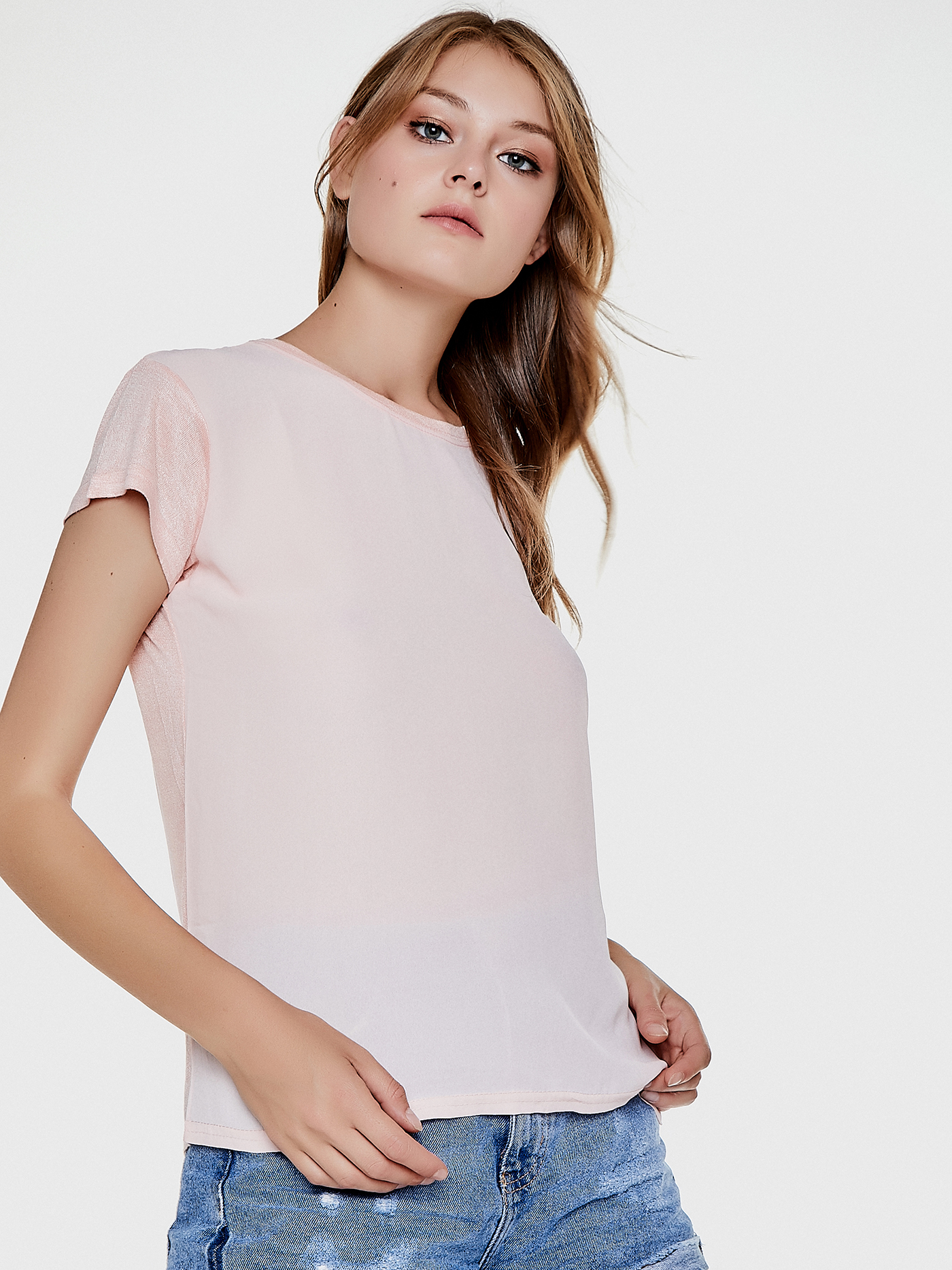 Футболка Персиковый TW1701 | фото 1