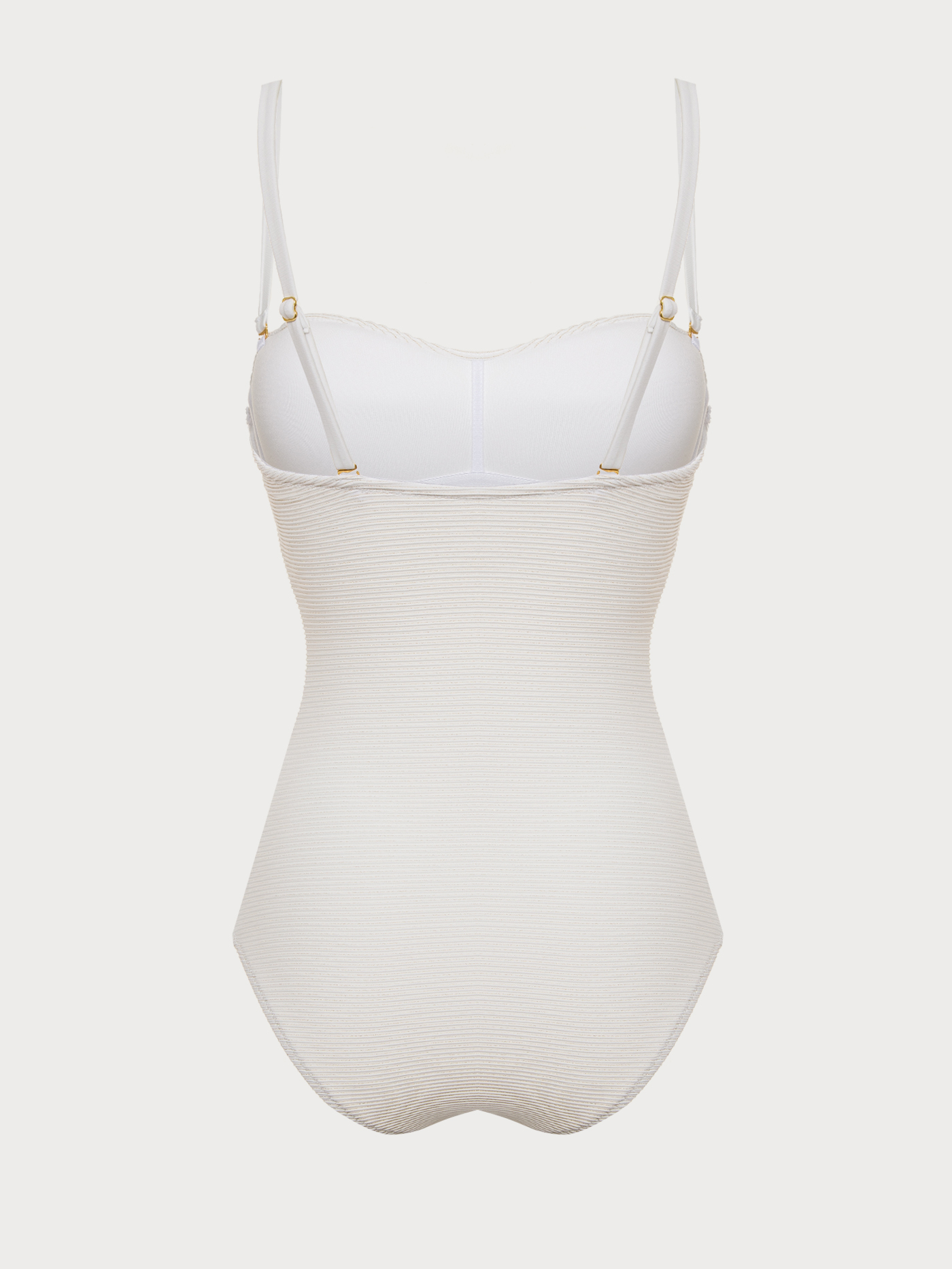 Купальник слитный бандо Белый AND9003 | фото 6