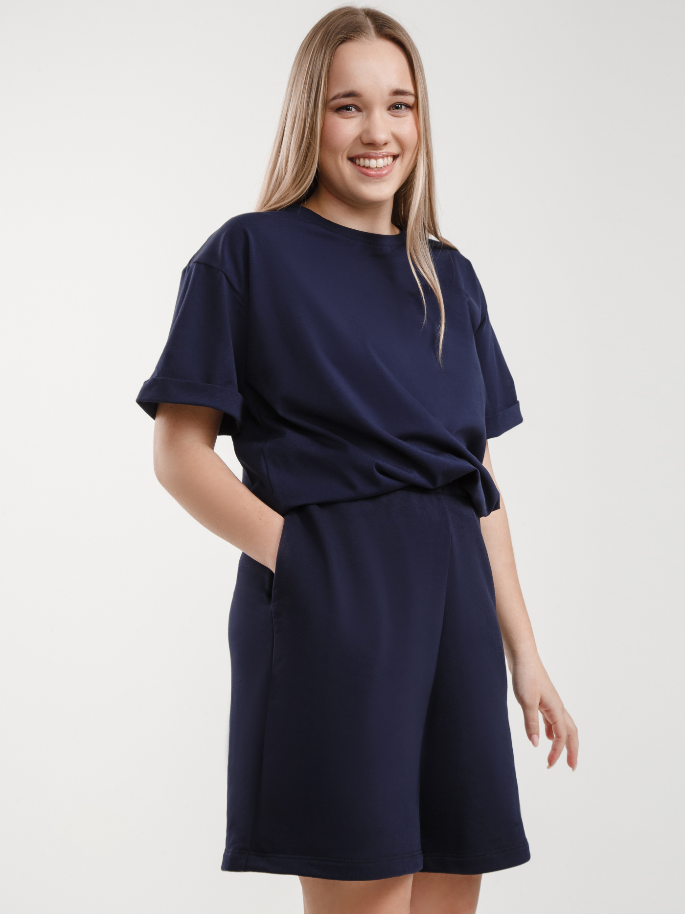 Шорты Темно-синий 2838F5102 | фото 1