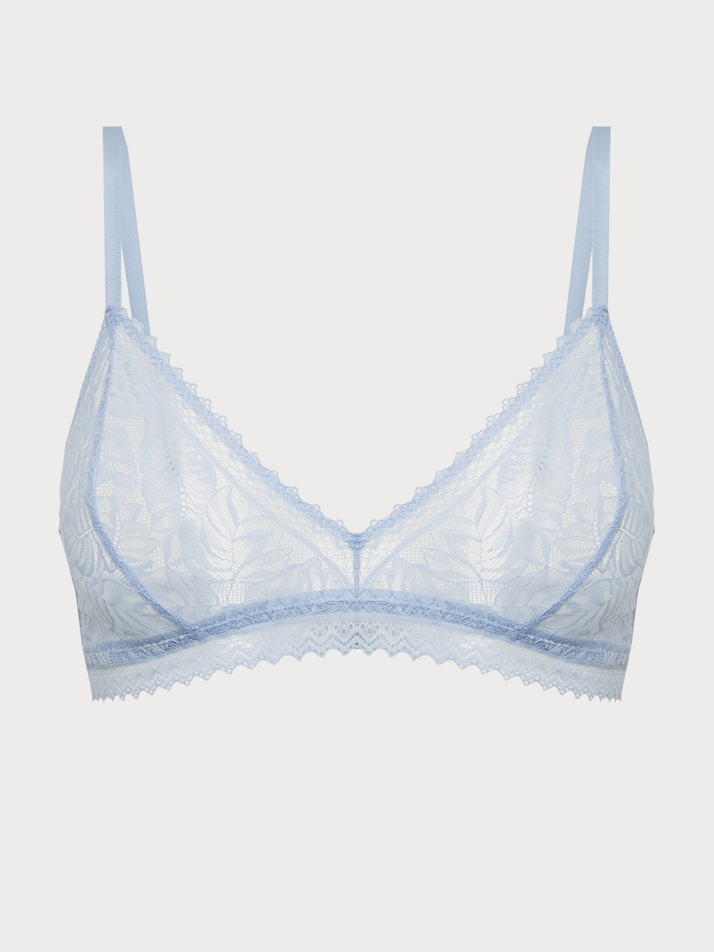 Бюстгальтер мягкий треугольник Голубой 2852F1419 | фото 6