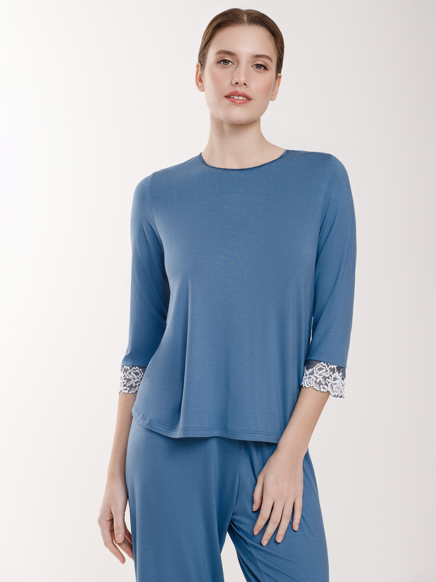 Футболка Синий 2959F3432 | фото 3