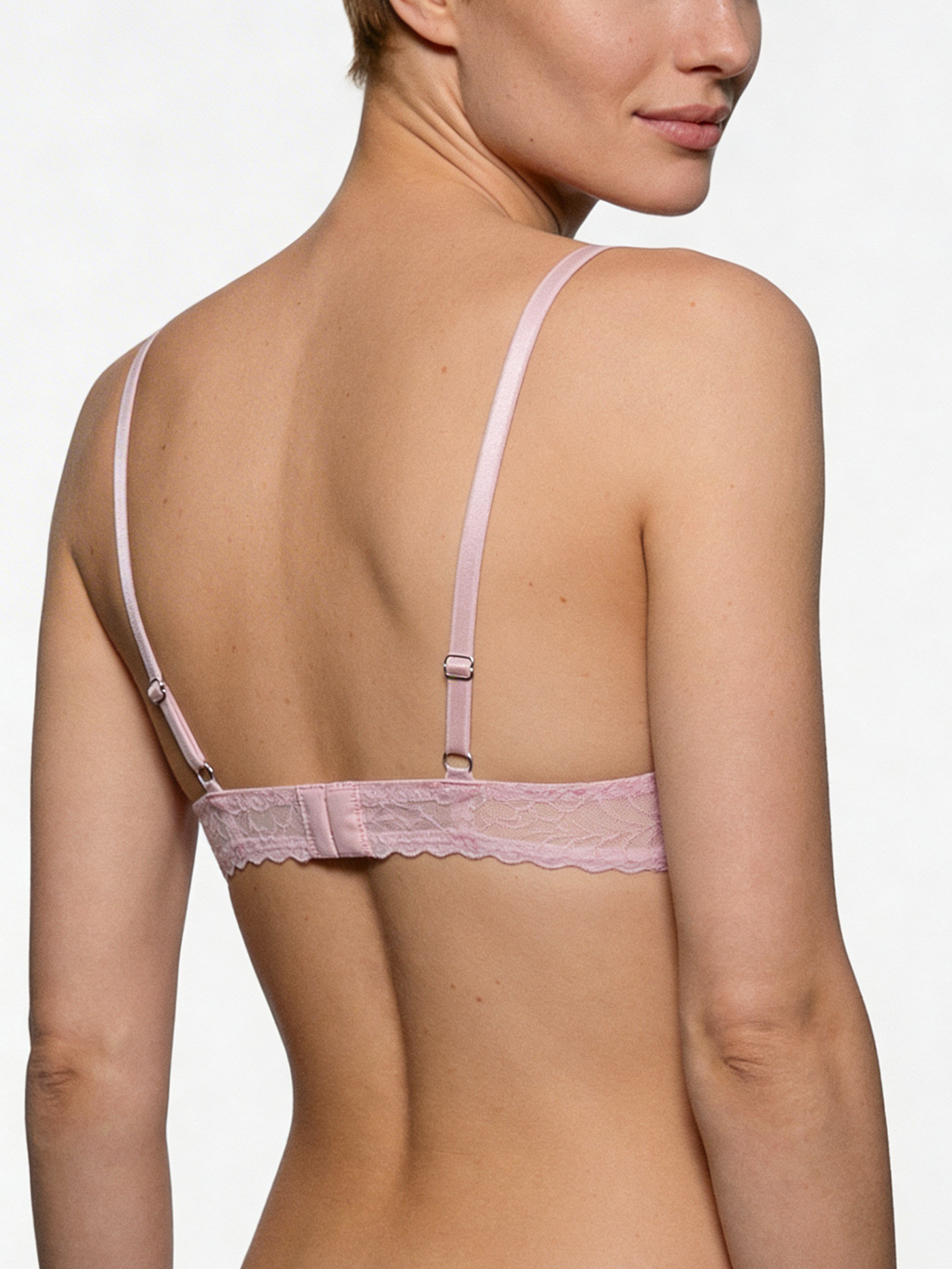 Бюстгальтер треугольник t-shirt Светло-розовый 3048F1401 | фото 3