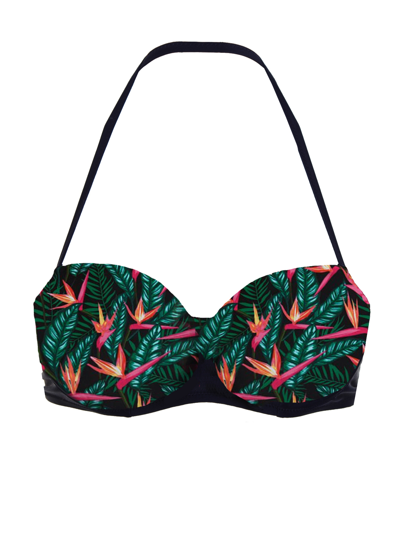 Лиф балконет Принт тропические цветы 2523S1615_U | фото 3