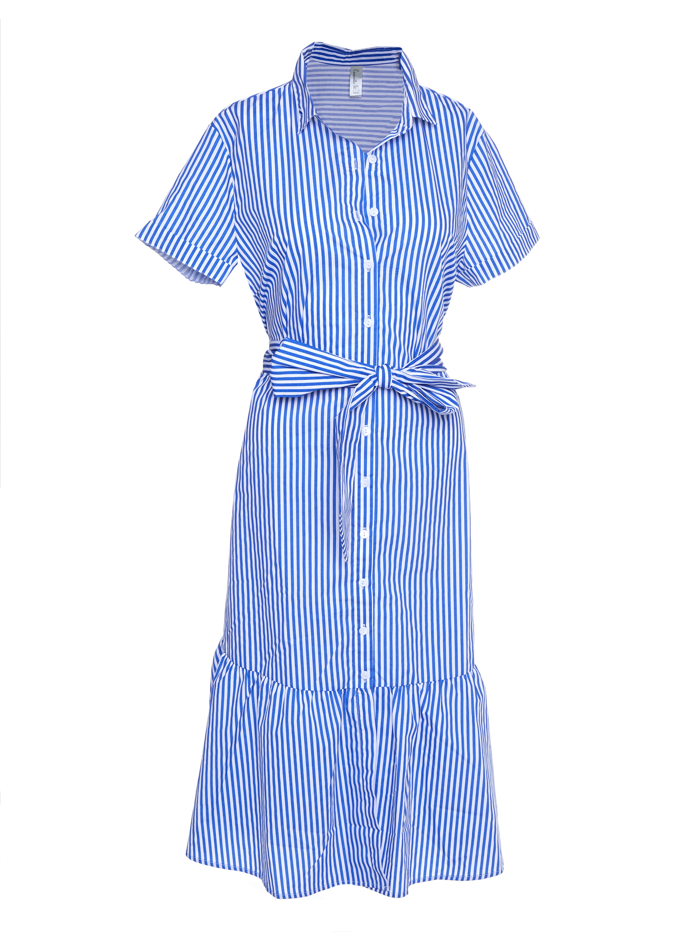 Платье длинное Голубая полоска PD1 | фото 3