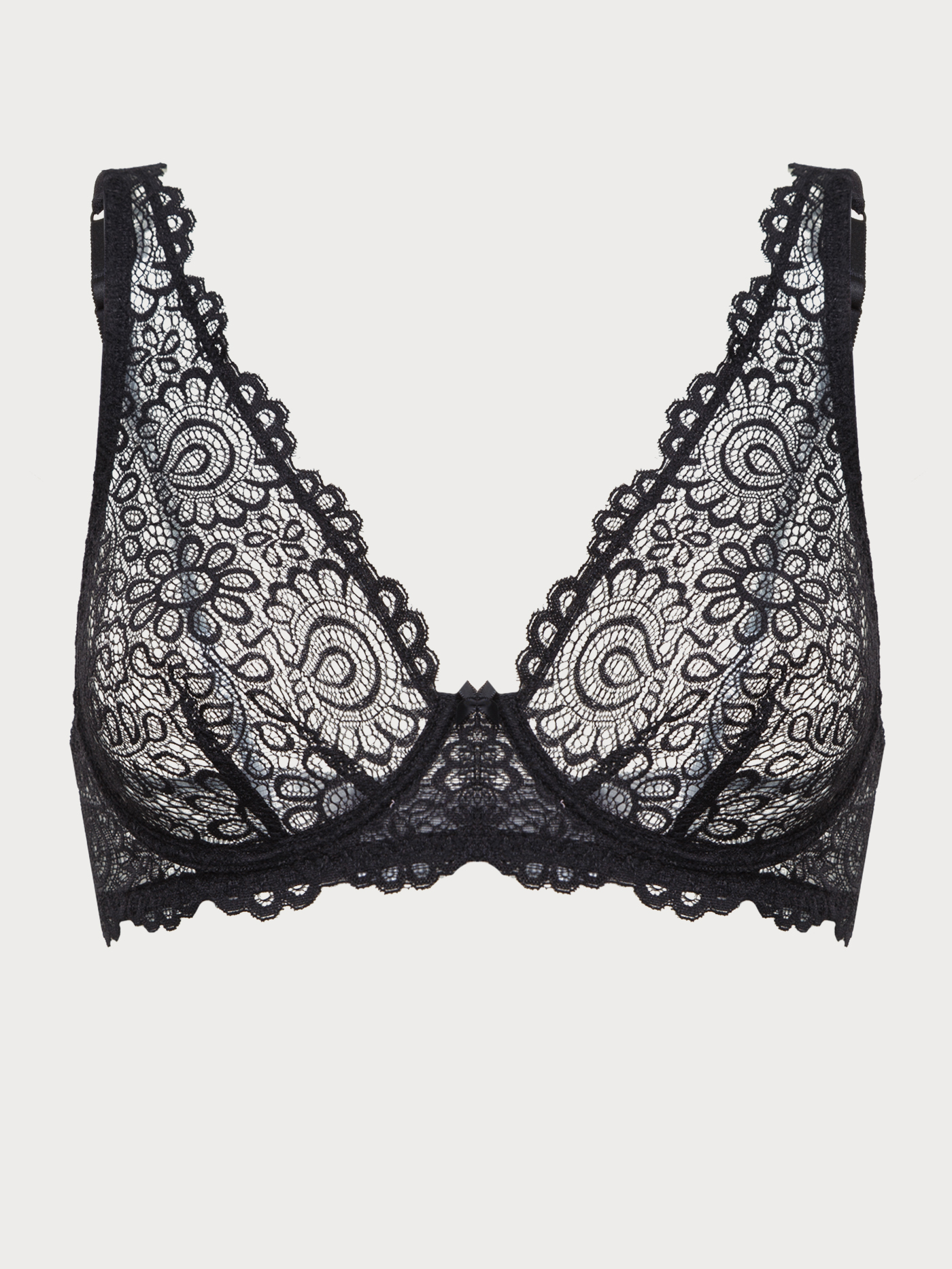 Бюстгальтер мягкий Черный 2484F1301_2 | фото 4