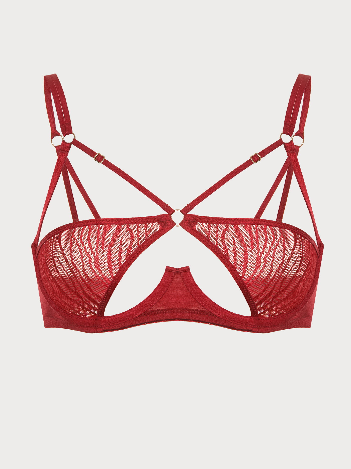 Бюстгальтер мягкий Красный KDL-010224WBS | фото 6