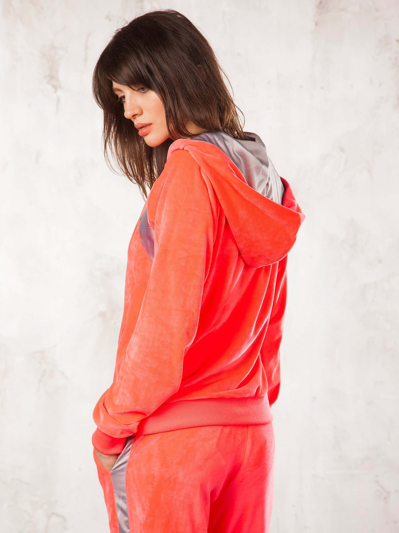 Кофта на молнии Сине-серый VT1 | фото 2