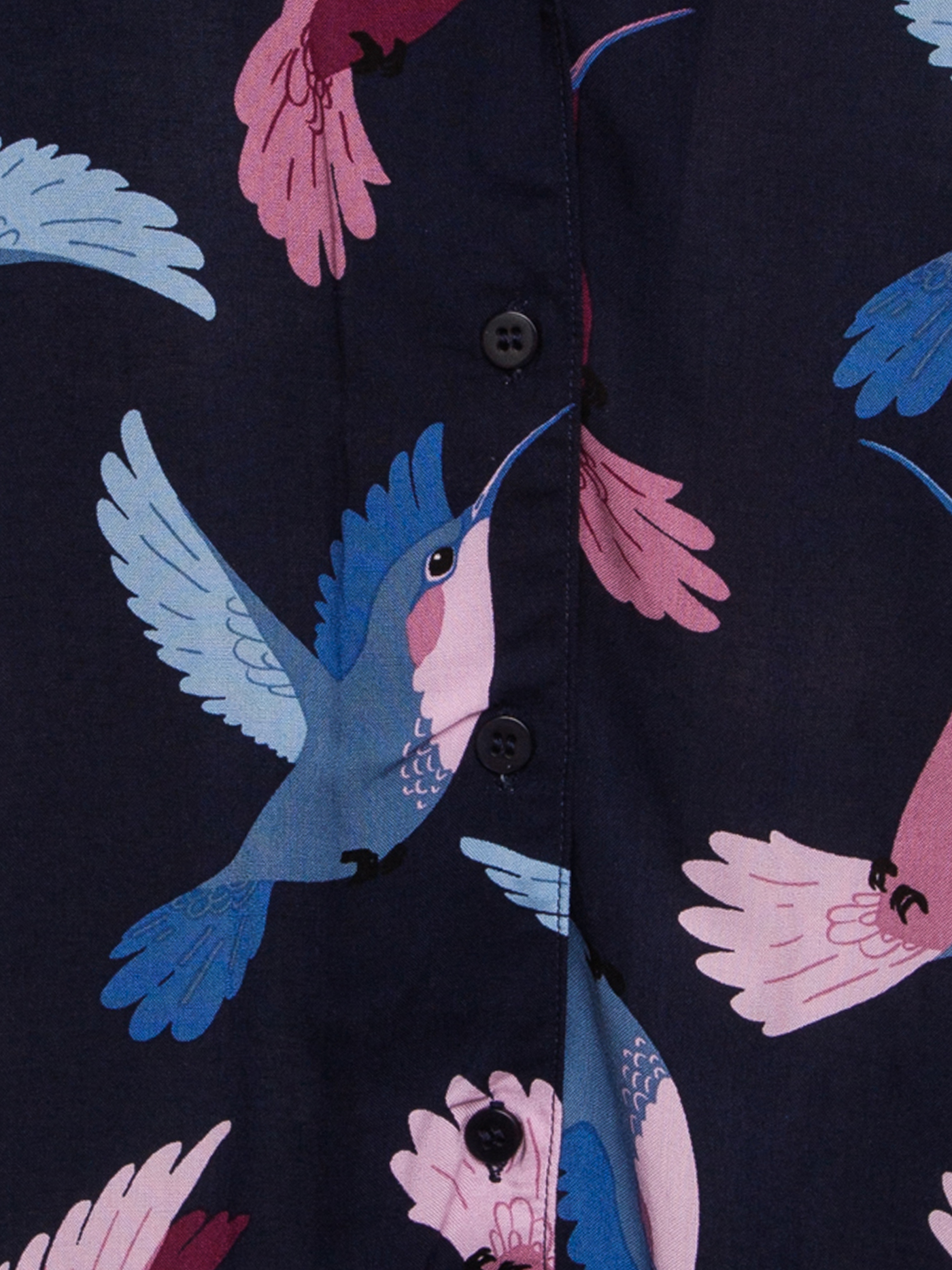 Рубашка Принт синий PAR-03 | фото 5