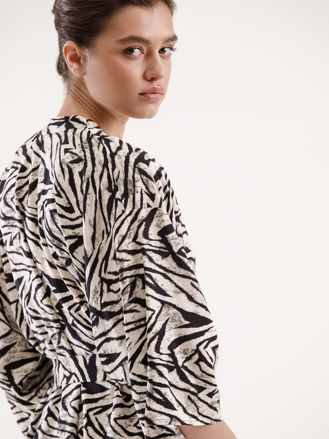 Халат Принт зебра PAR-06 | фото 3