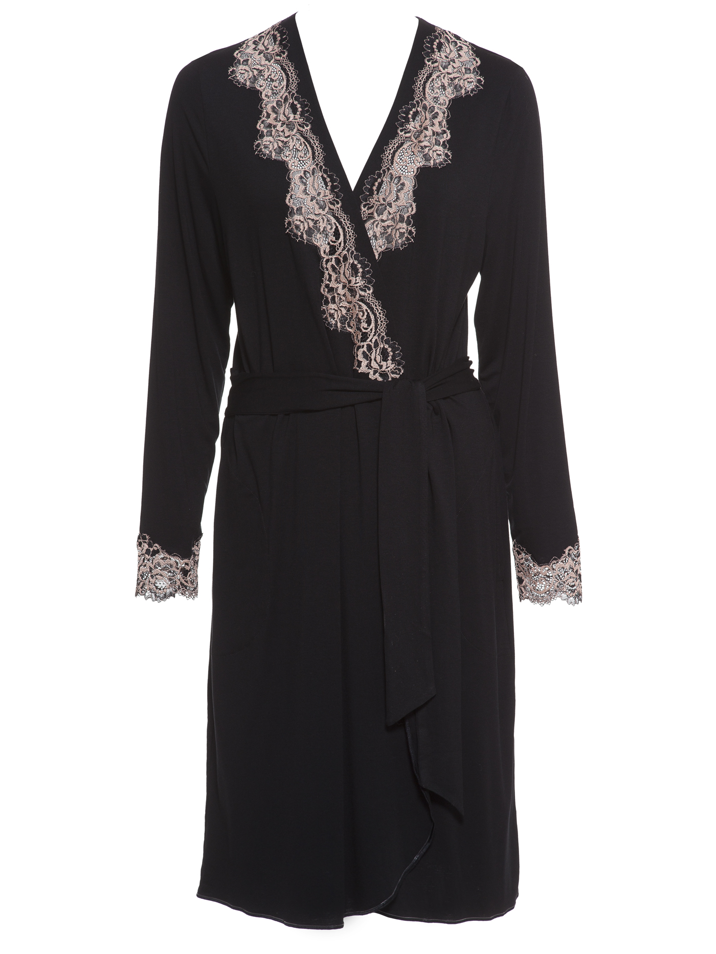 Халат Черный 9965a | фото 3