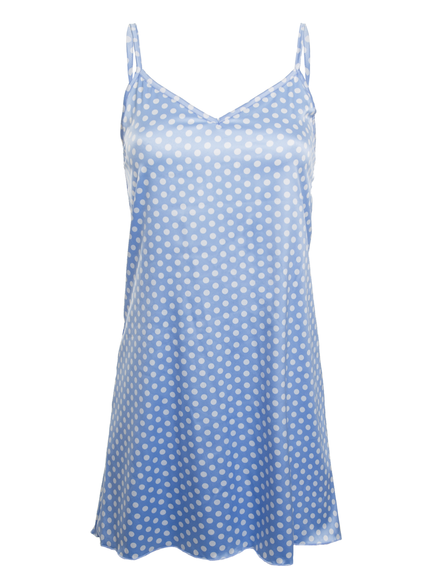 Сорочка на бретелях Голубой 2798F3207 | фото 3