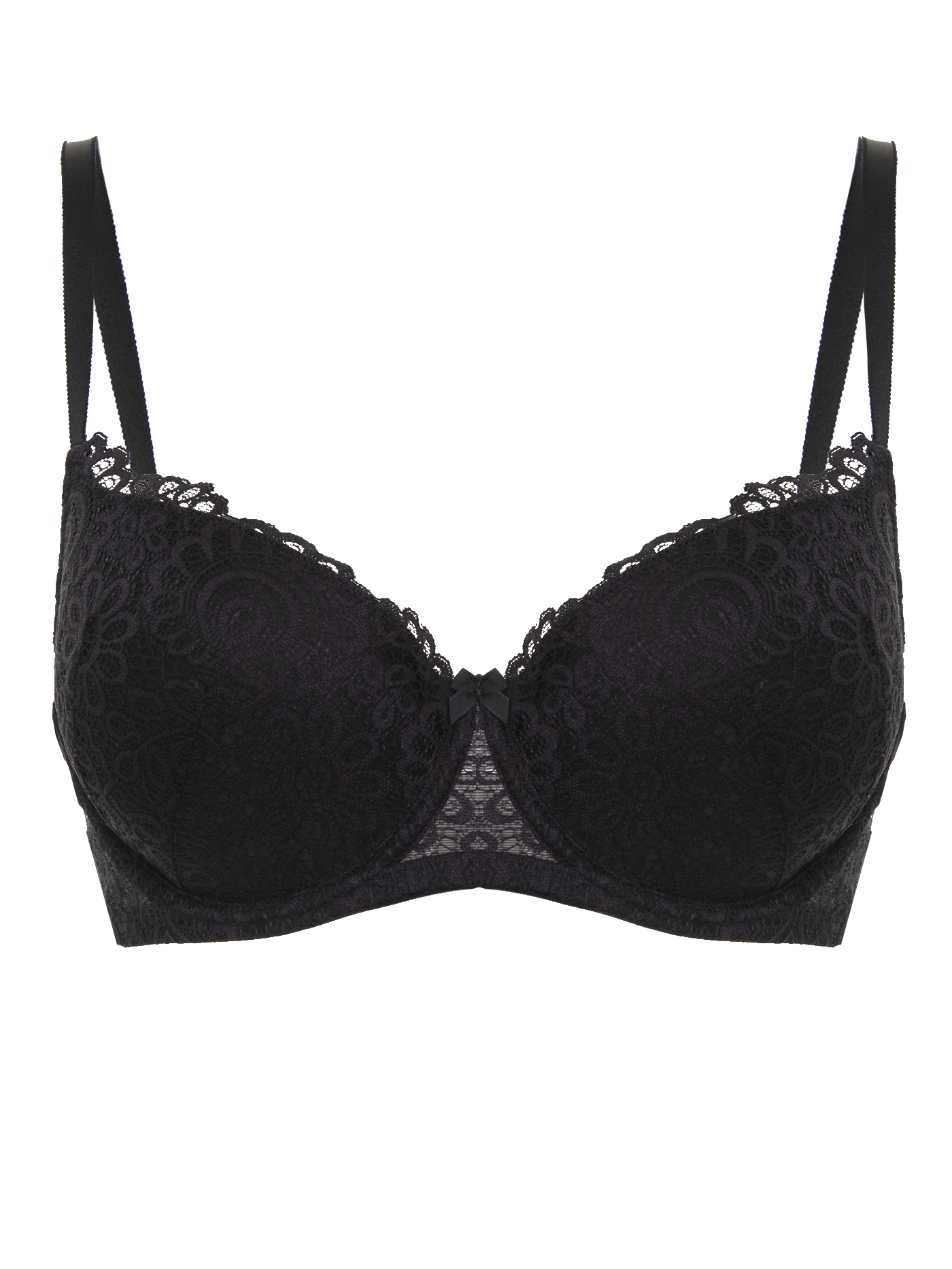 Бюстгальтер t-shirt Черный 2484F1403XL_2 | фото 6