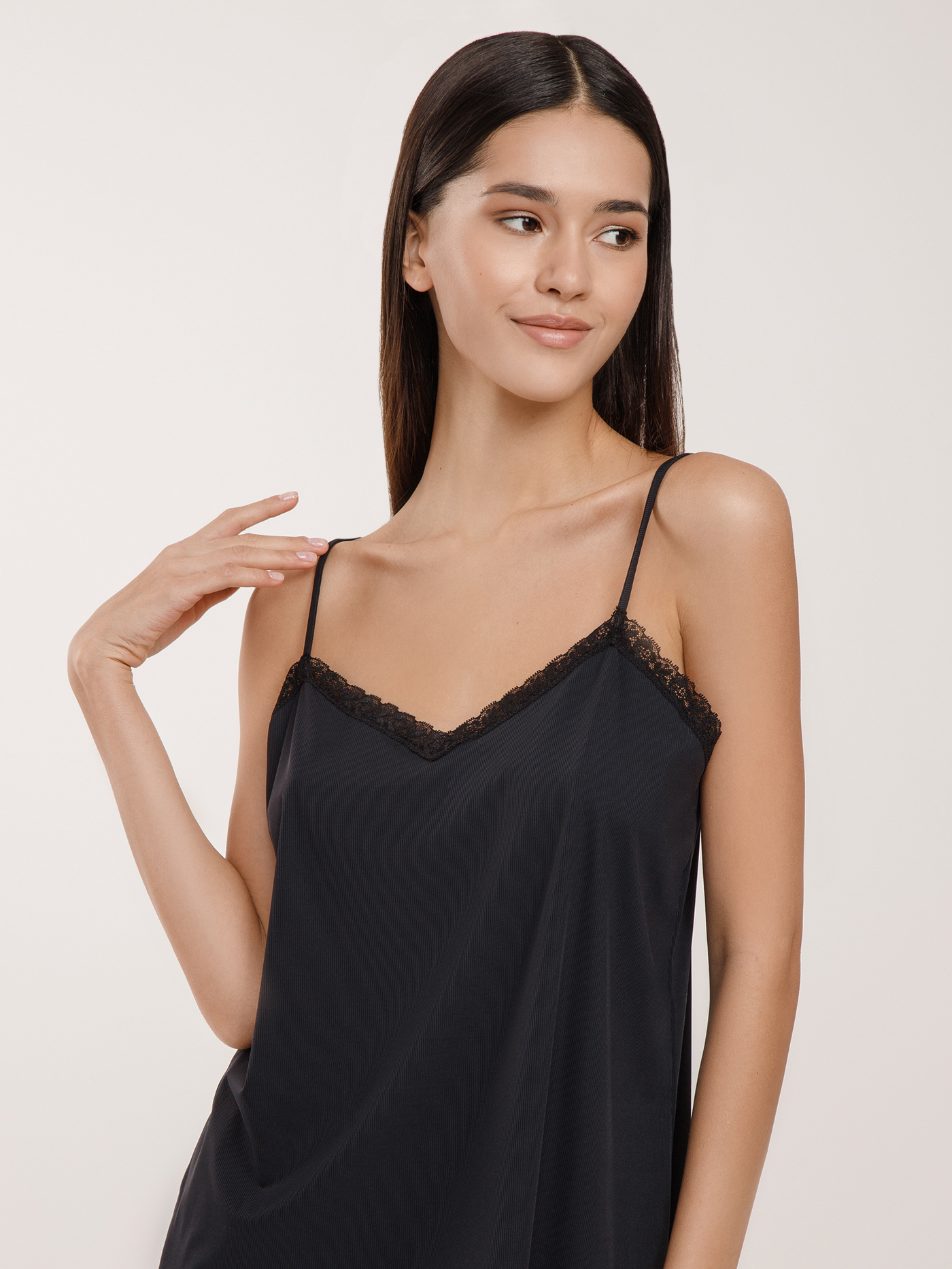 Майка Черный 2893F3105_1 | фото 4