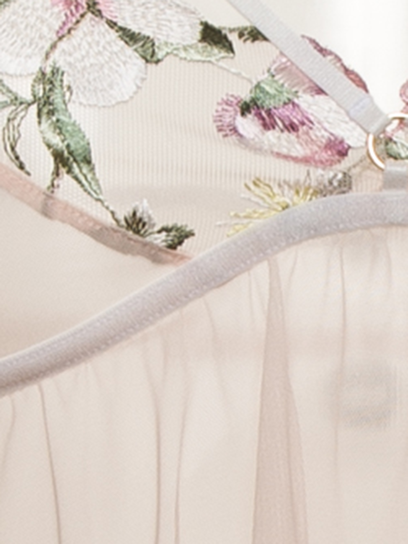 Сорочка короткая Принт цветы BLQ-1105DR | фото 2