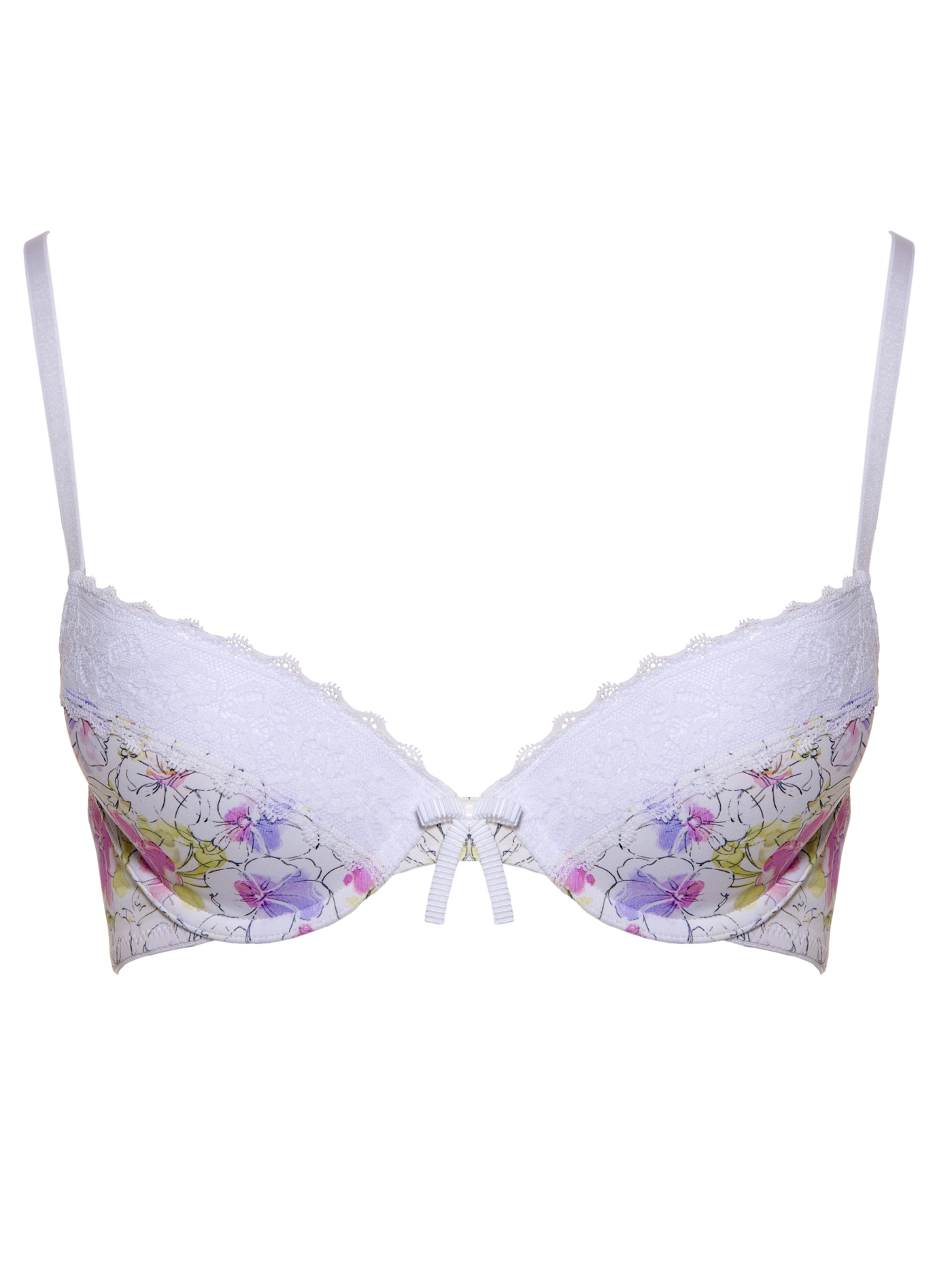 Бюстгальтер push-up Принт цветы MOU-12170 | фото 3
