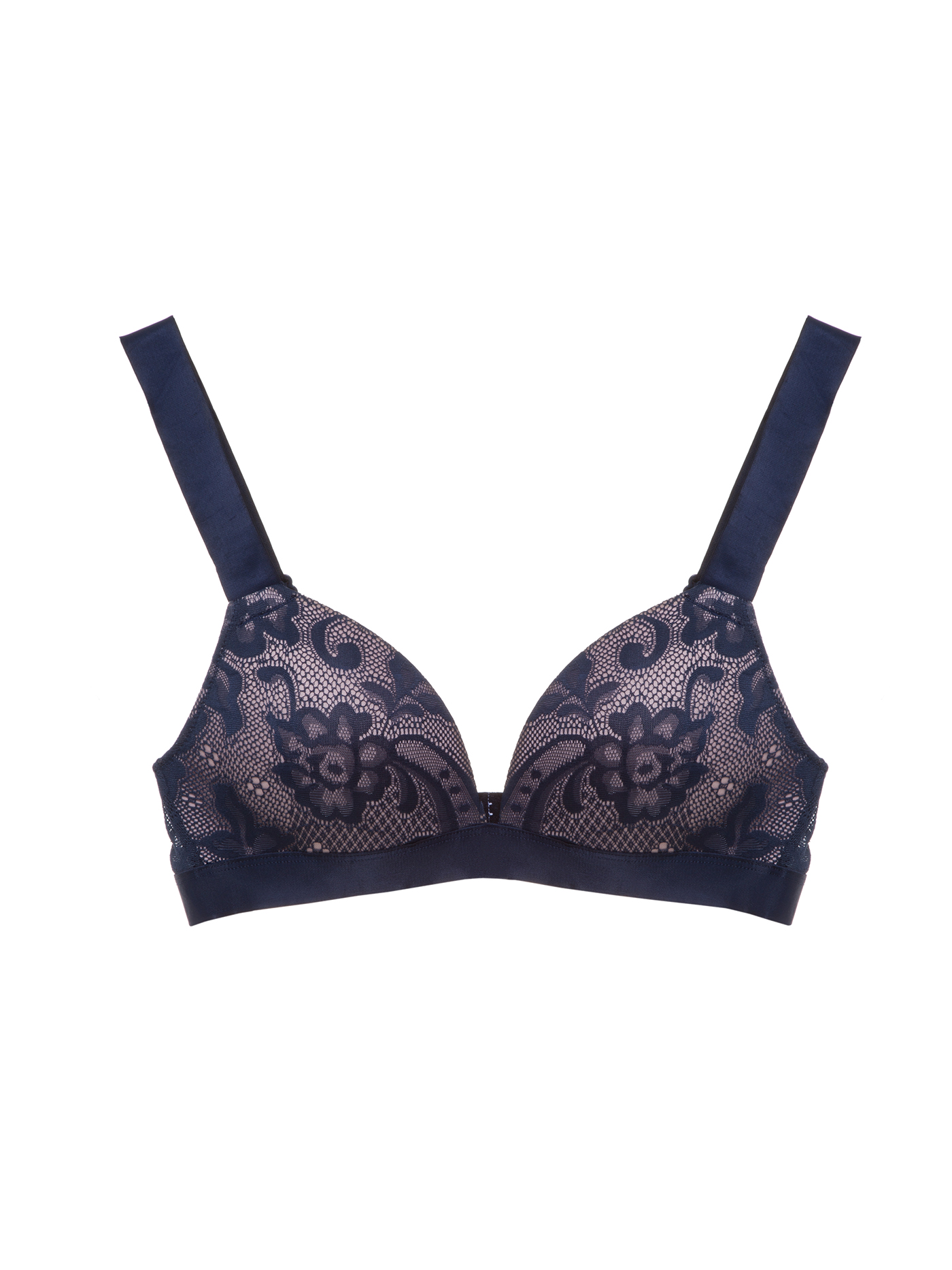 Бюстгальтер треугольник t-shirt Сумеречно-синий MOU-12421 | фото 3