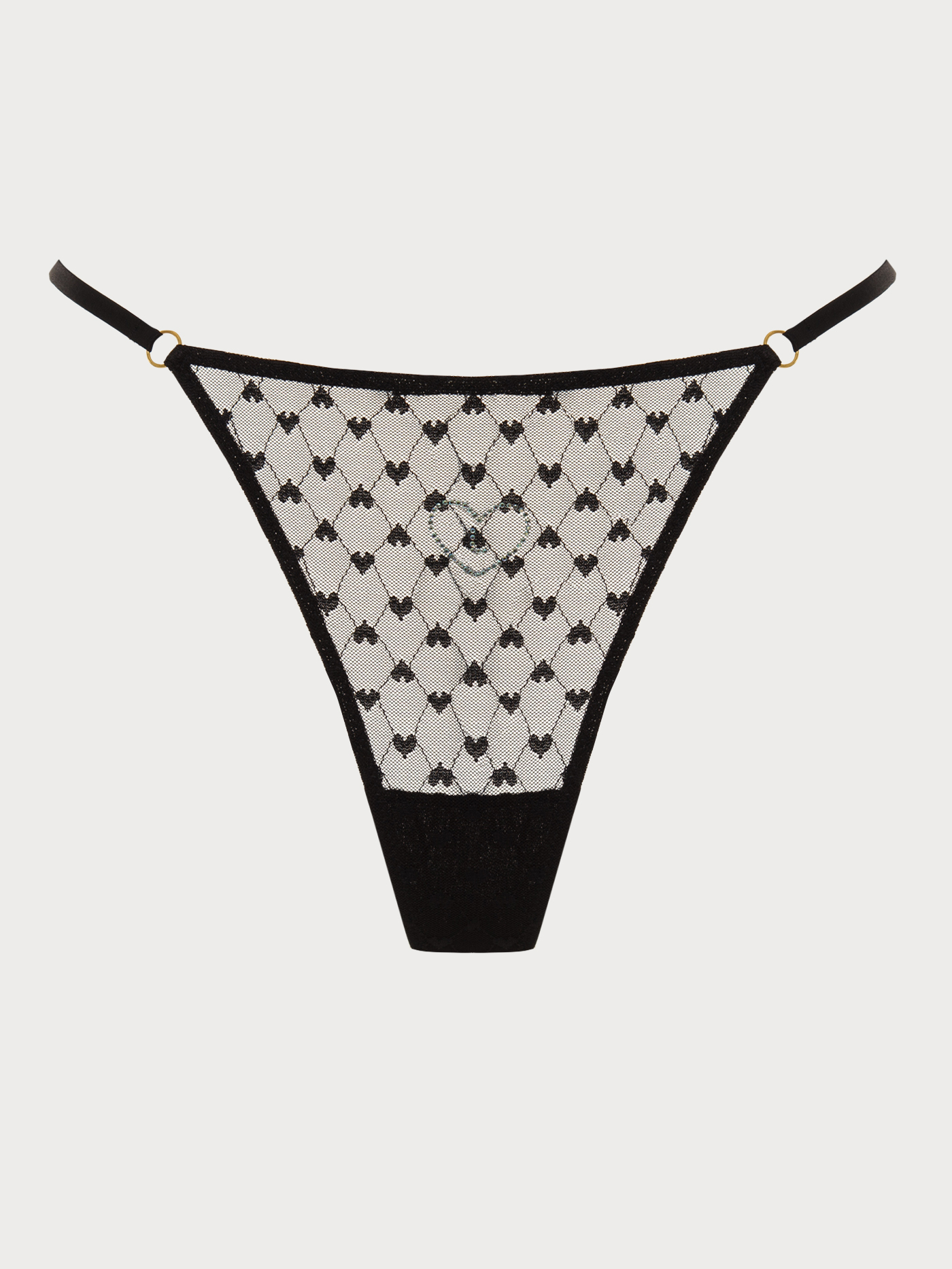 Трусы стринг Черный 2877F2107_4 | фото 3