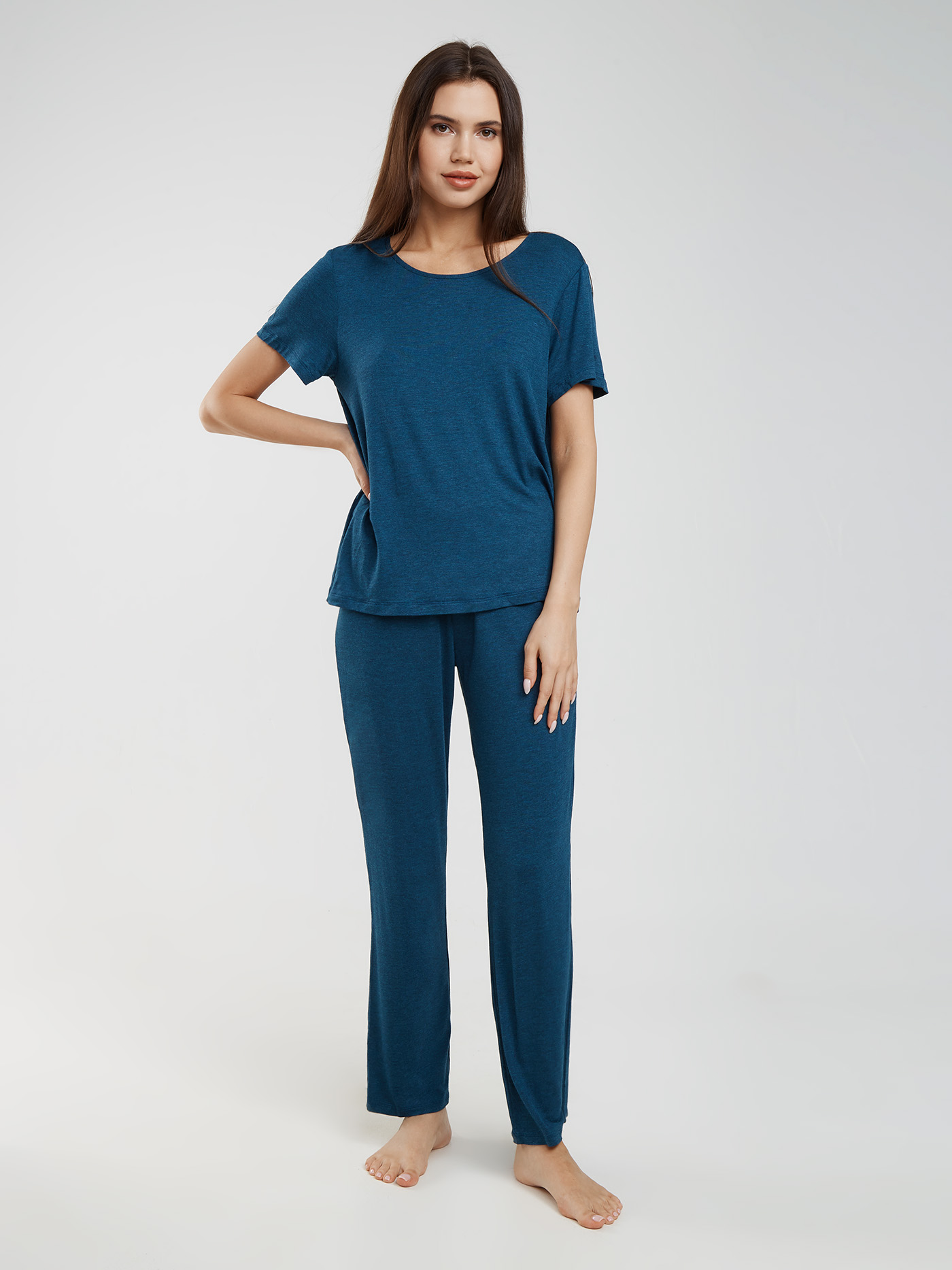 Футболка Бирюзовый 2702F3424 | фото 2