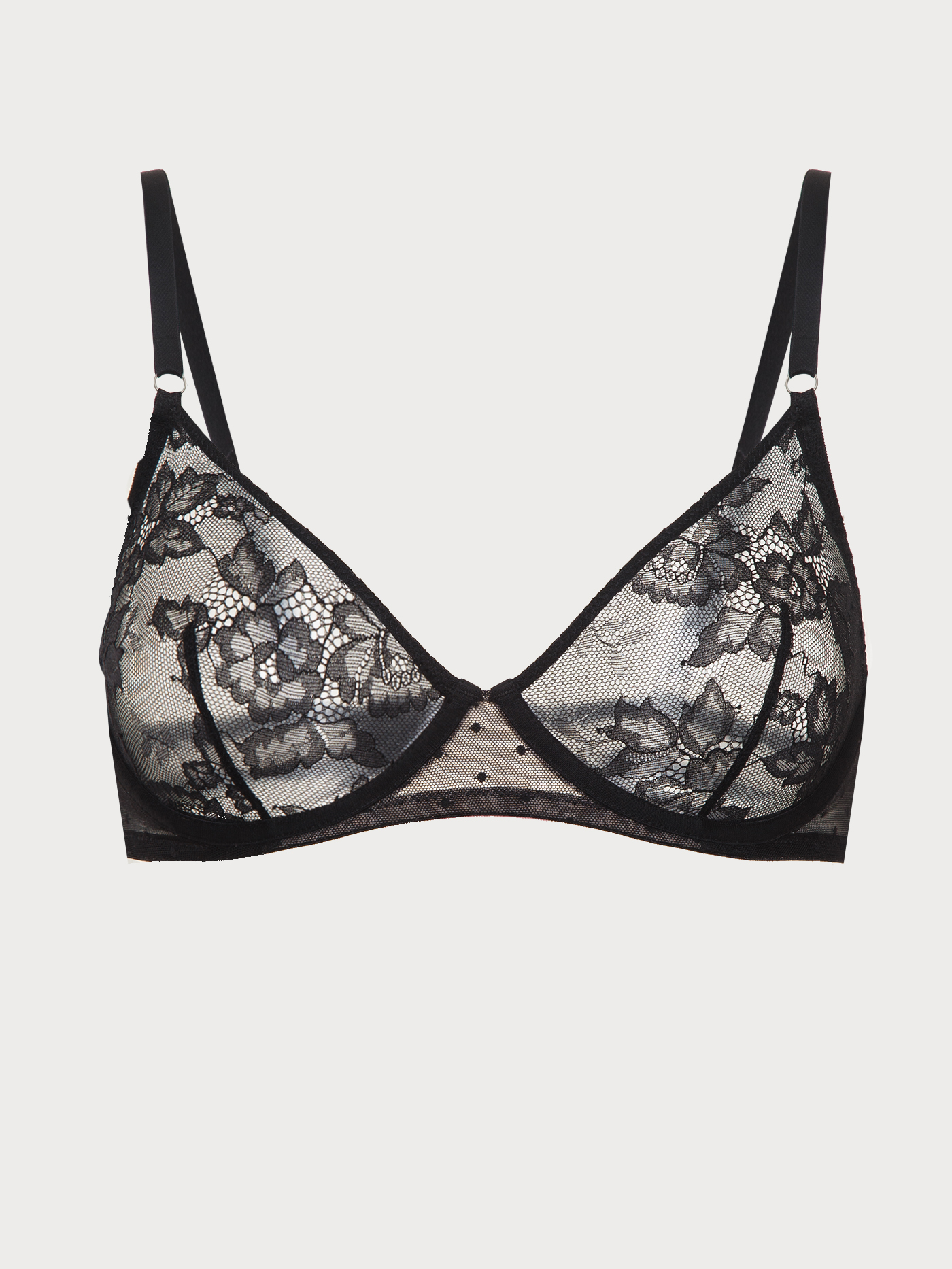 Бюстгальтер мягкий Черный JD-8 | фото 6