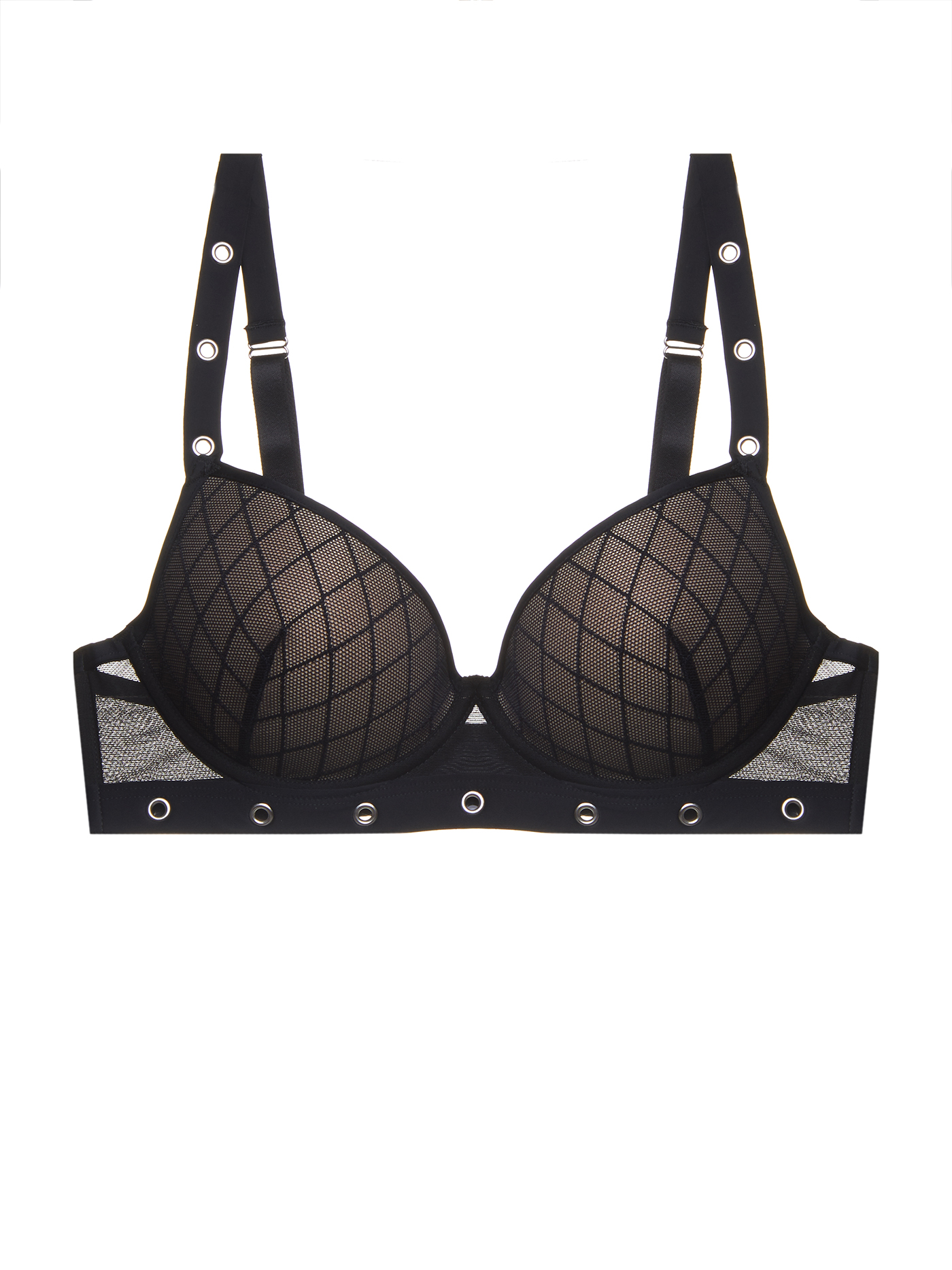 Бюстгальтер push-up Черный 2600F1125 | фото 3