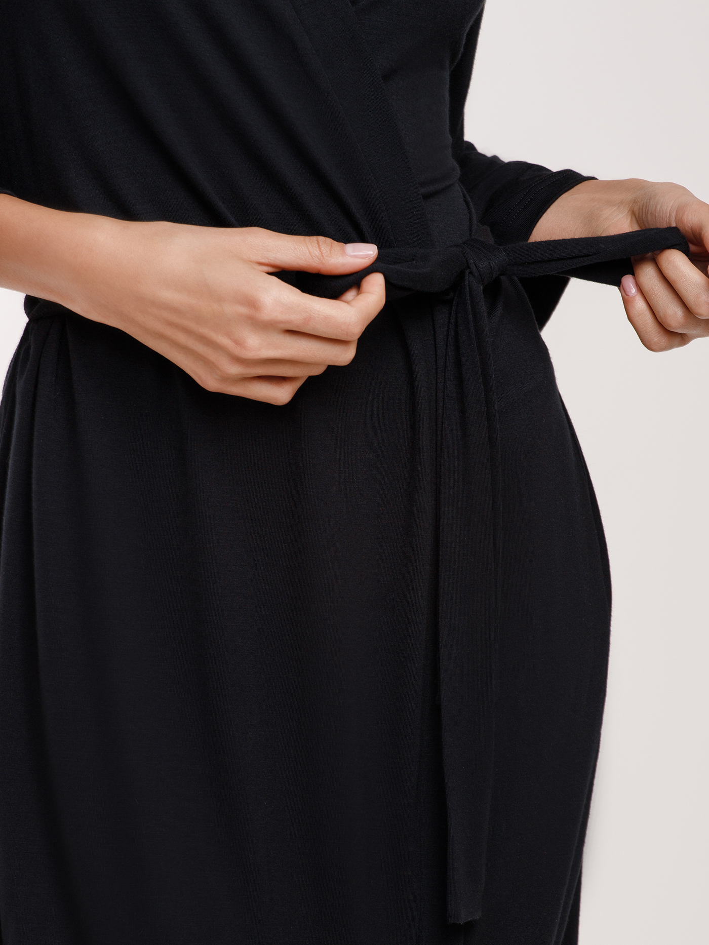 Халат Черный 2939F3504 | фото 3