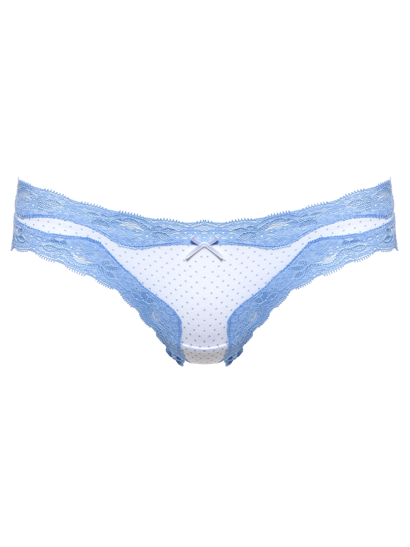 Трусы слип Голубой горошек D001-1 | фото 3