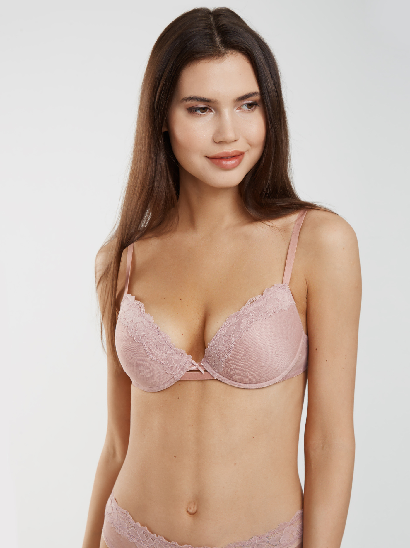 Бюстгальтер push-up Пудровый 2567F1173 | фото 1