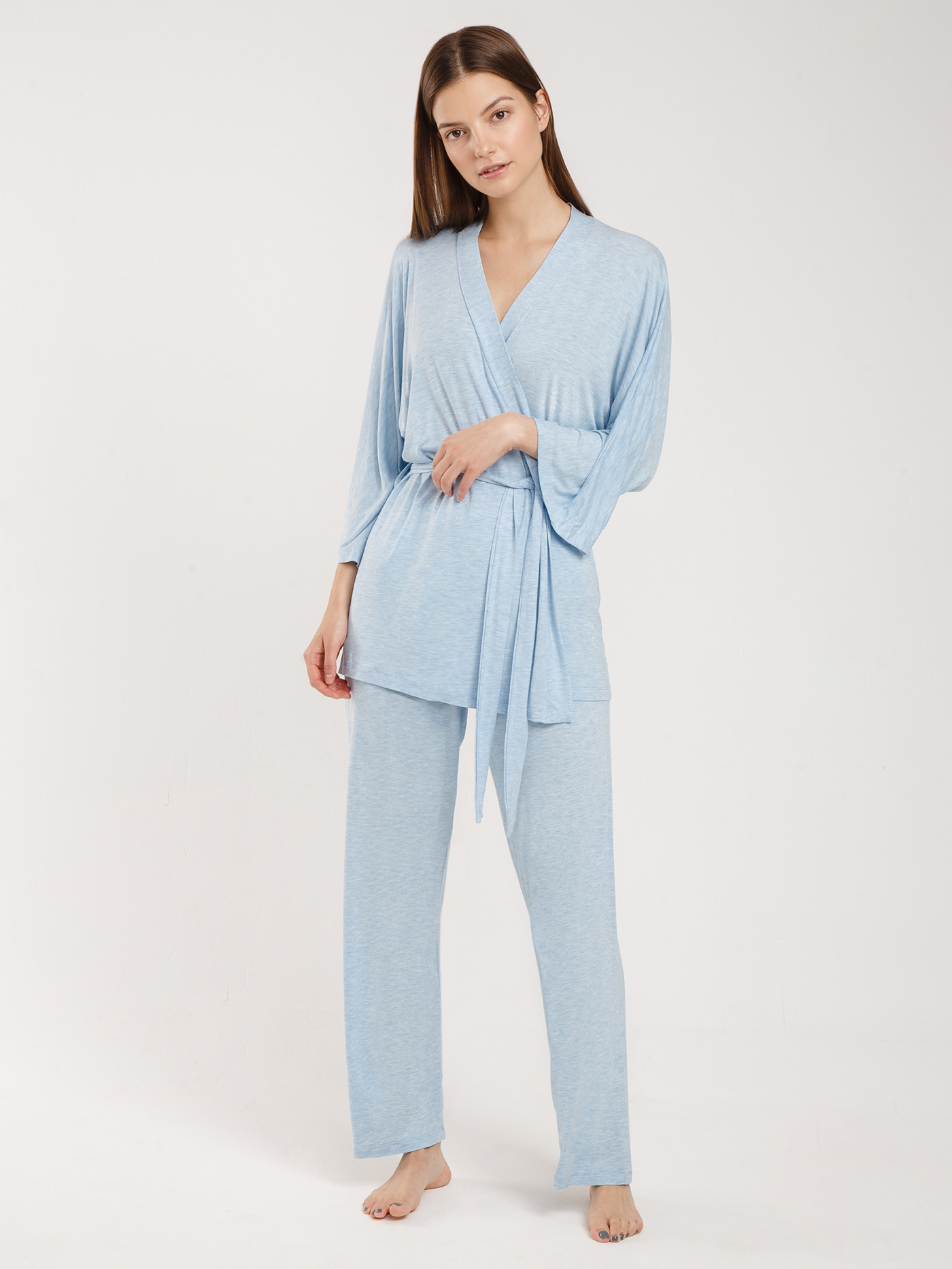 Кимоно Голубой 2855F3550 | фото 3