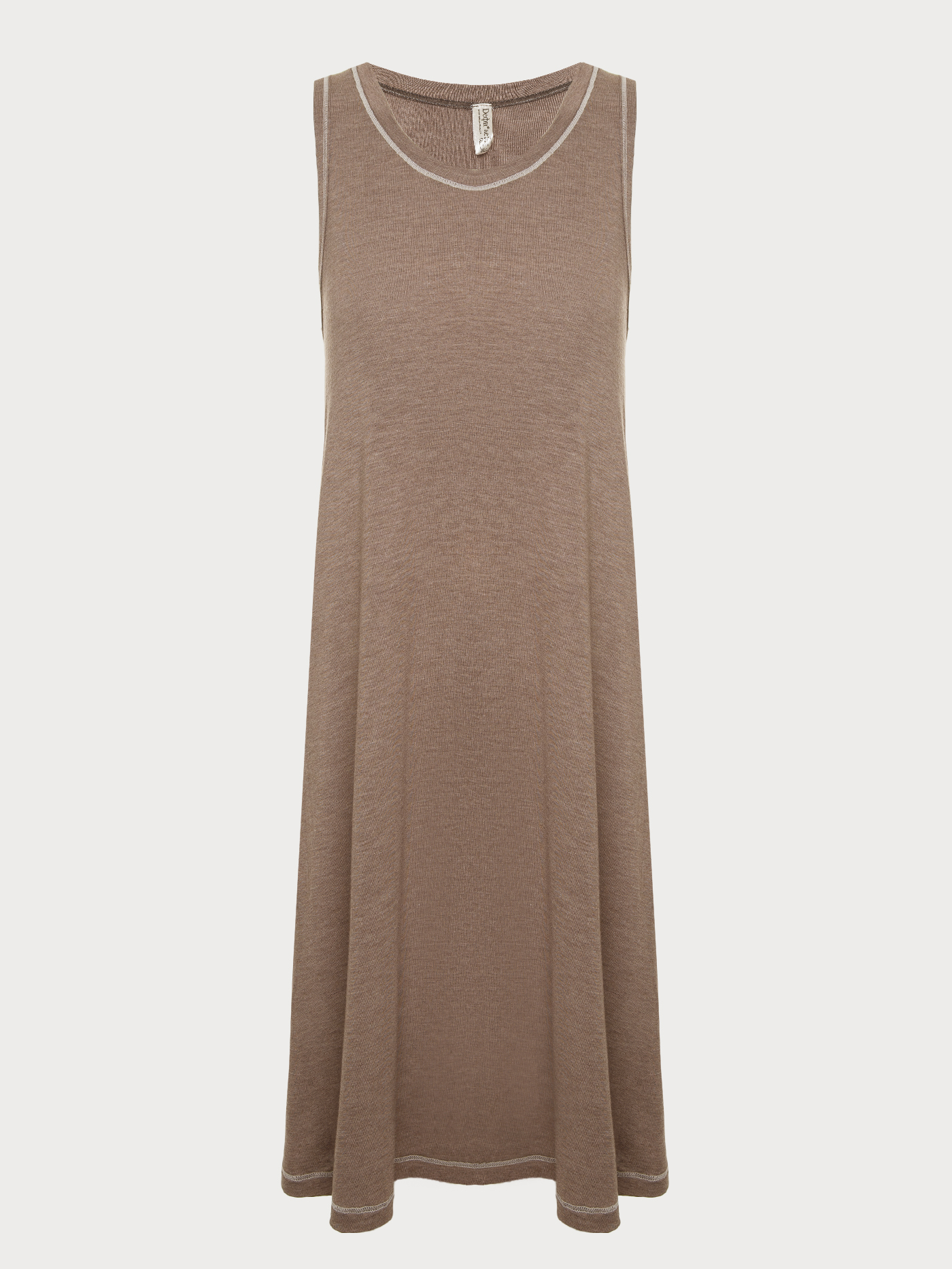 Сорочка на бретелях Бежевый 2991F3221L | фото 6