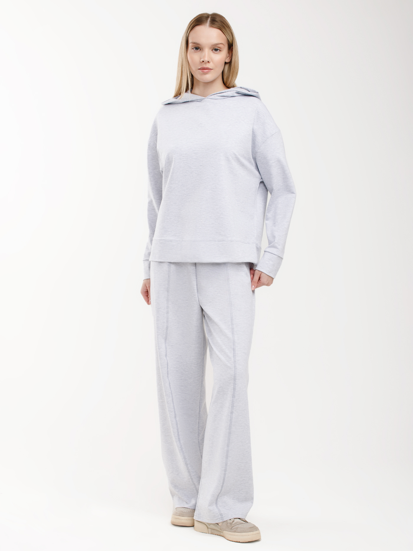 Толстовка Серый меланж 2995F3621 | фото 4