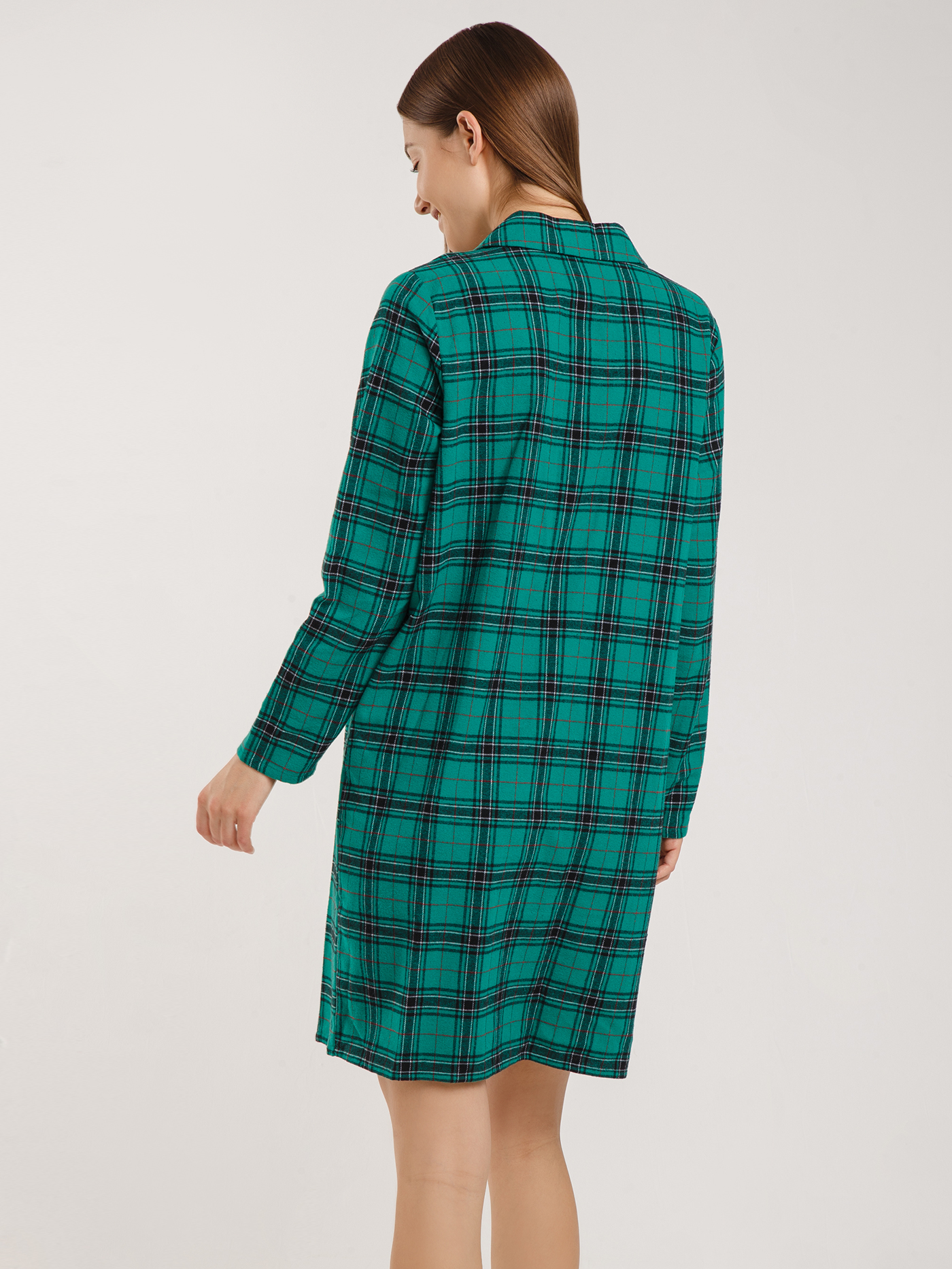 Платье Зеленая клетка JBN-3 | фото 2