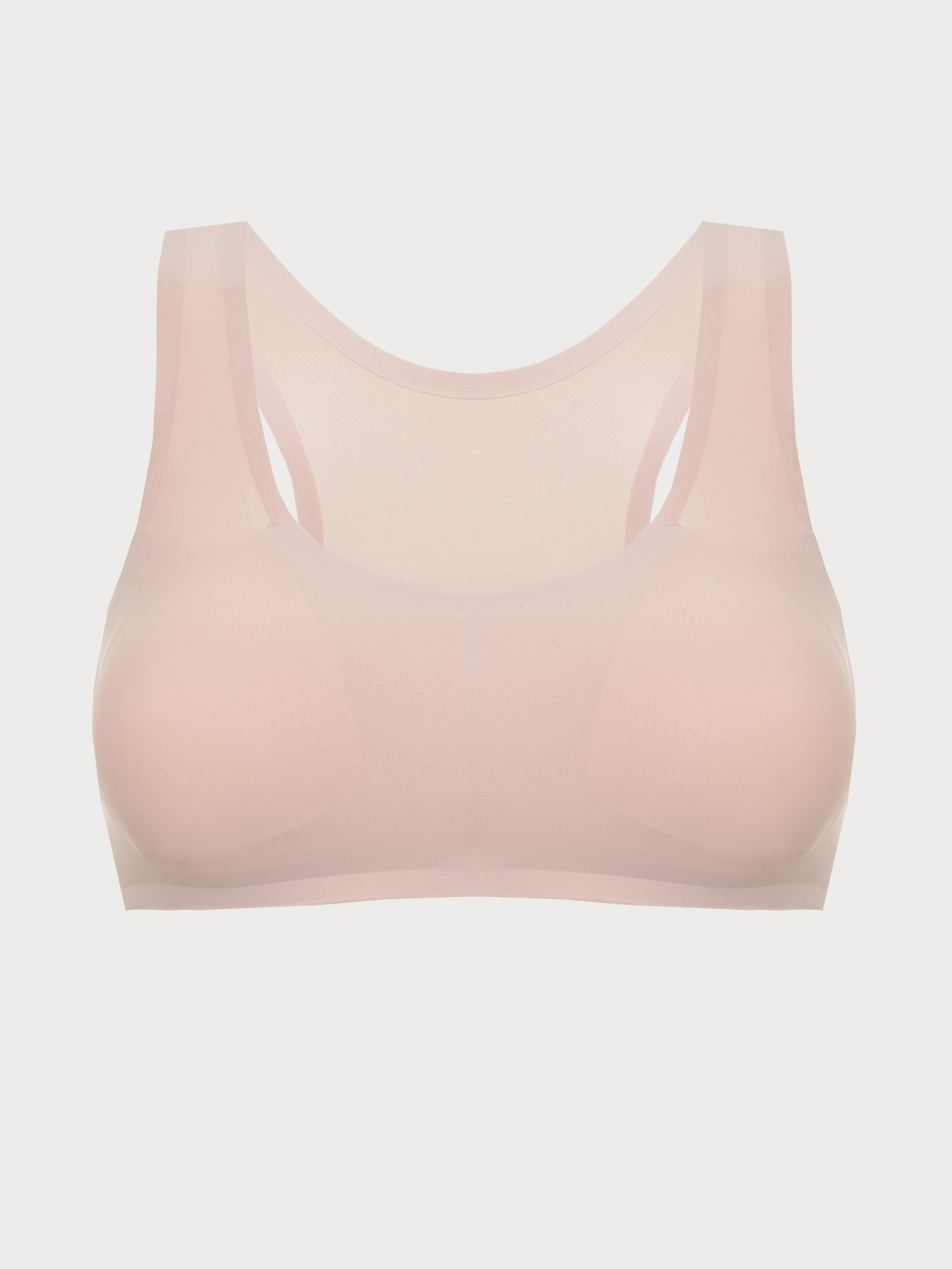 Бюстгальтер мягкий топ Пудровый 6009 | фото 4