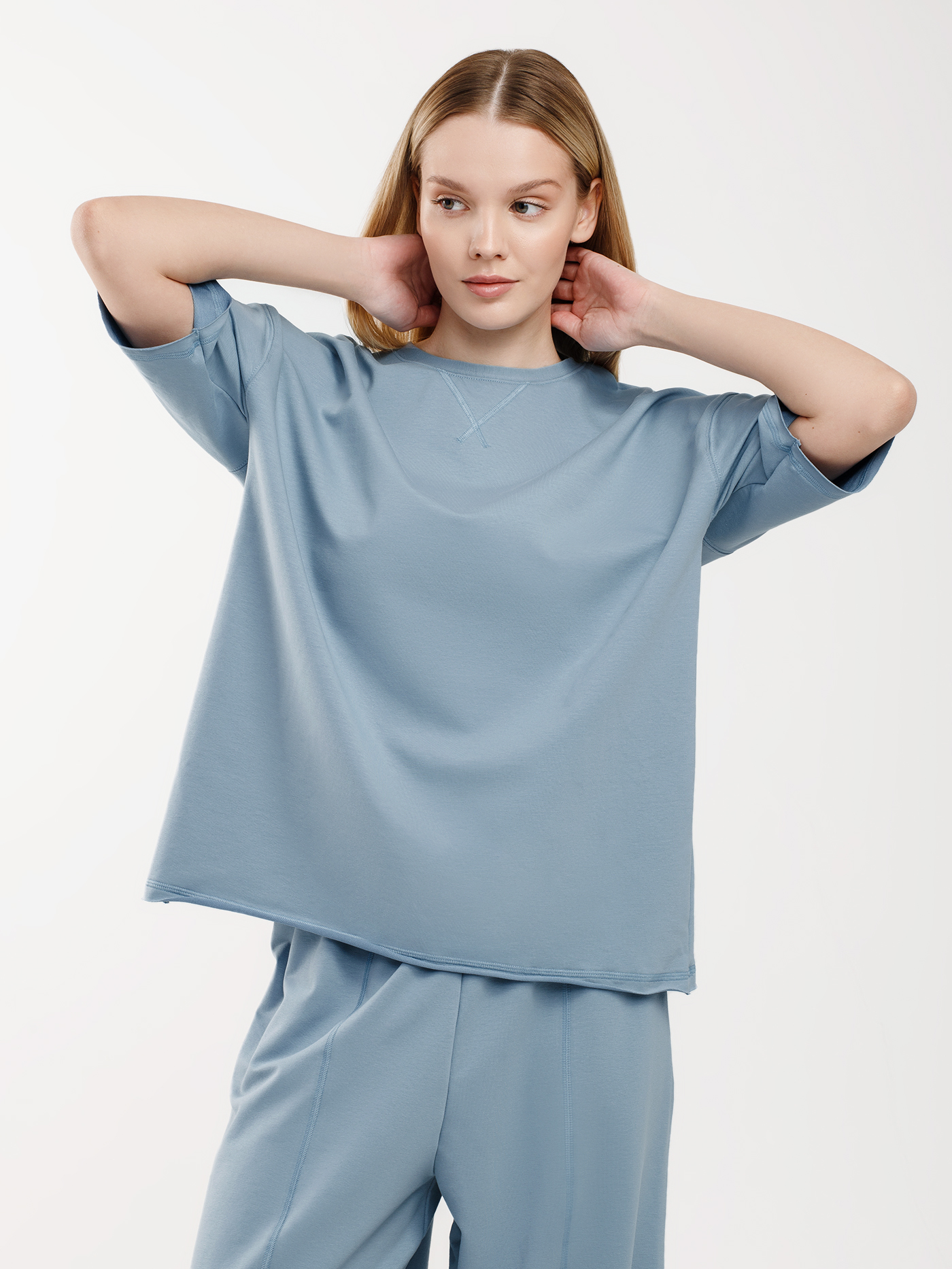 Футболка Серо-голубой 2995F3424 | фото 1