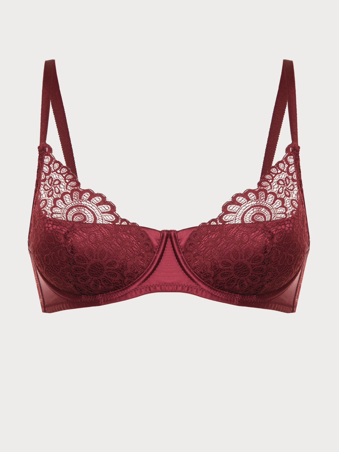 Бюстгальтер moon-half Бордовый 2869F1451 | фото 6