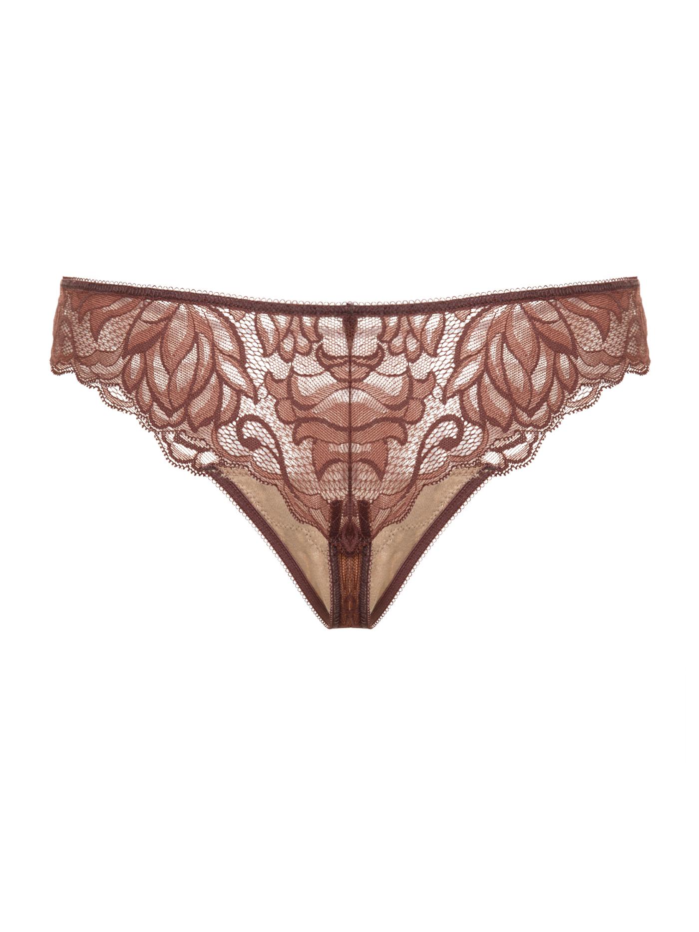 Трусы стринг Коричневый 2631F2101 | фото 4