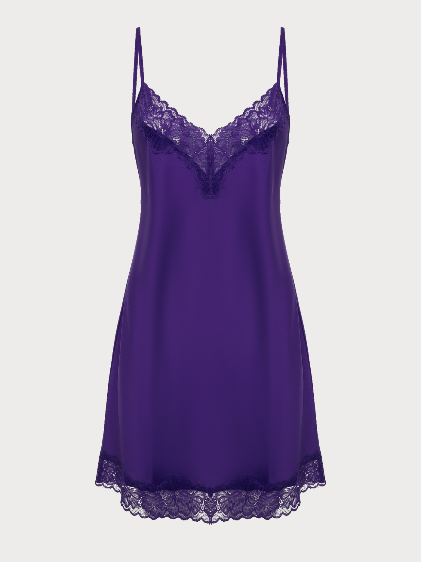 Сорочка на бретелях Фиолетовый СH-3-2021 | фото 4