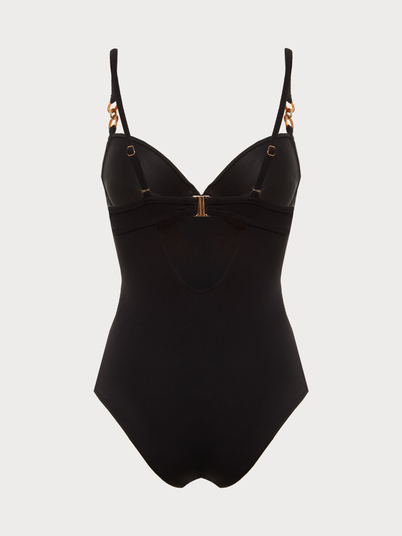 Купальник слитный push-up Черный PRT-1006 | фото 7