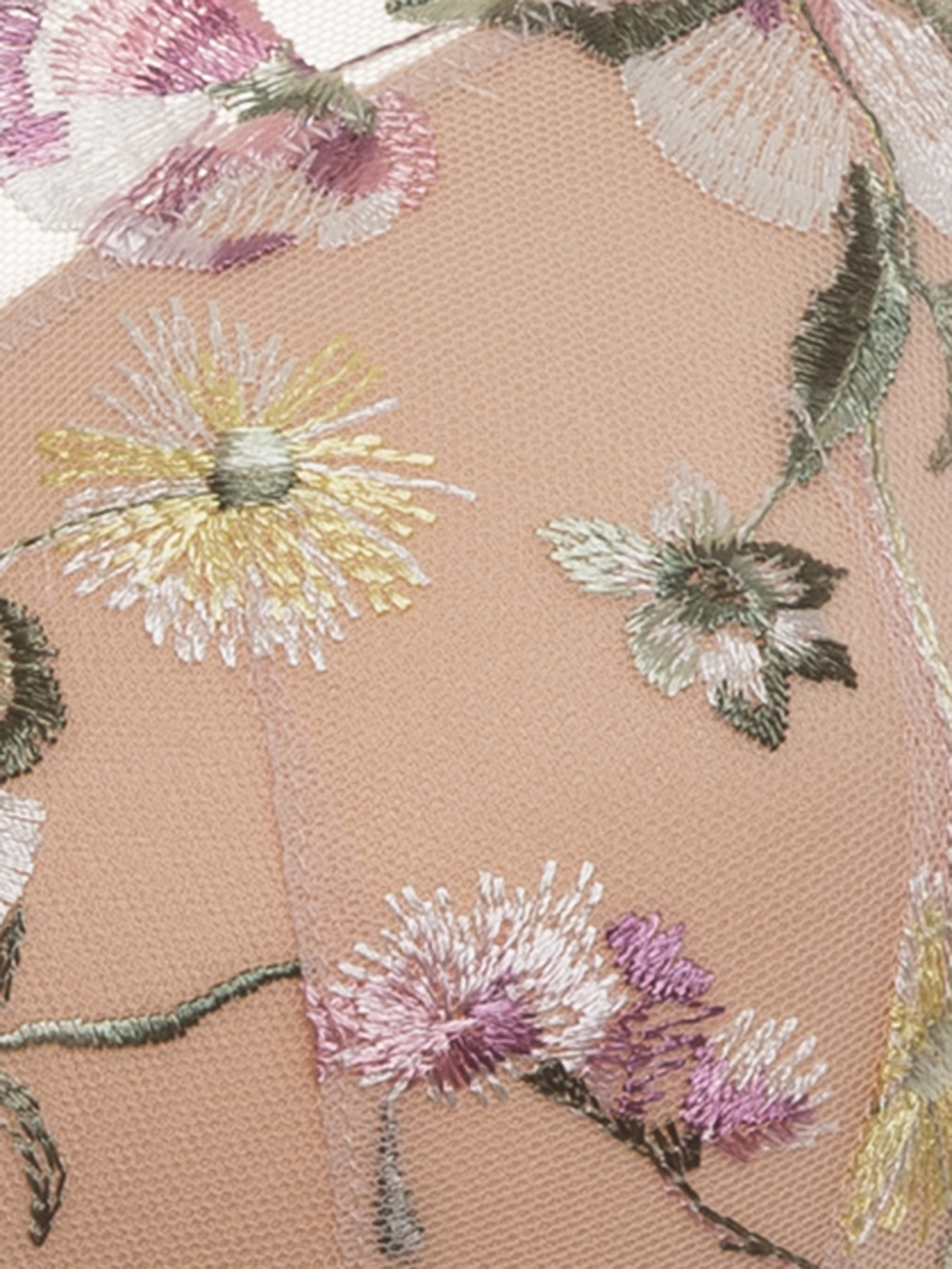 Бюстгальтер t-shirt Принт цветы BLQ-1105PU | фото 2