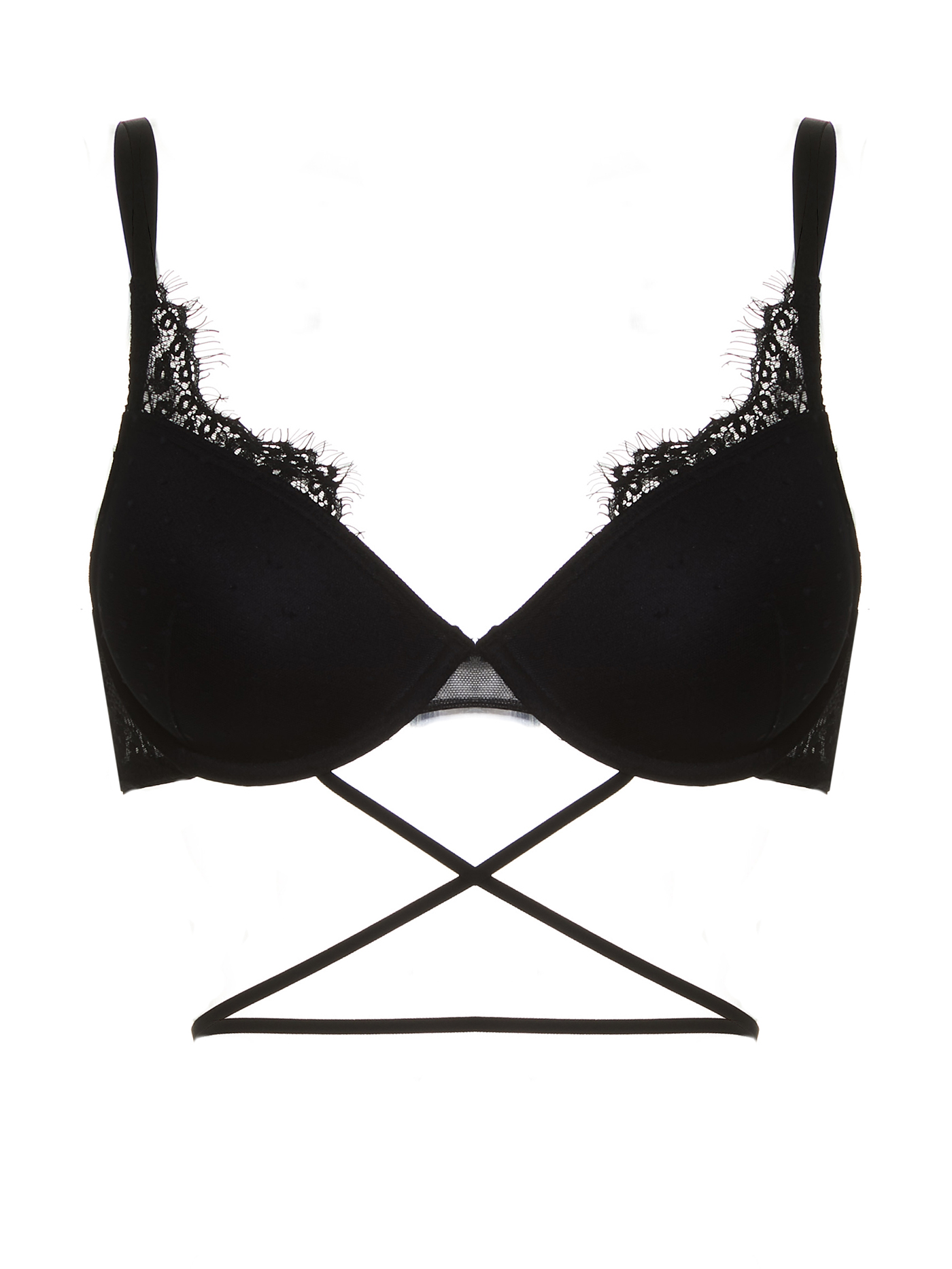 Бюстгальтер push-up Черный MOU-12554 | фото 5