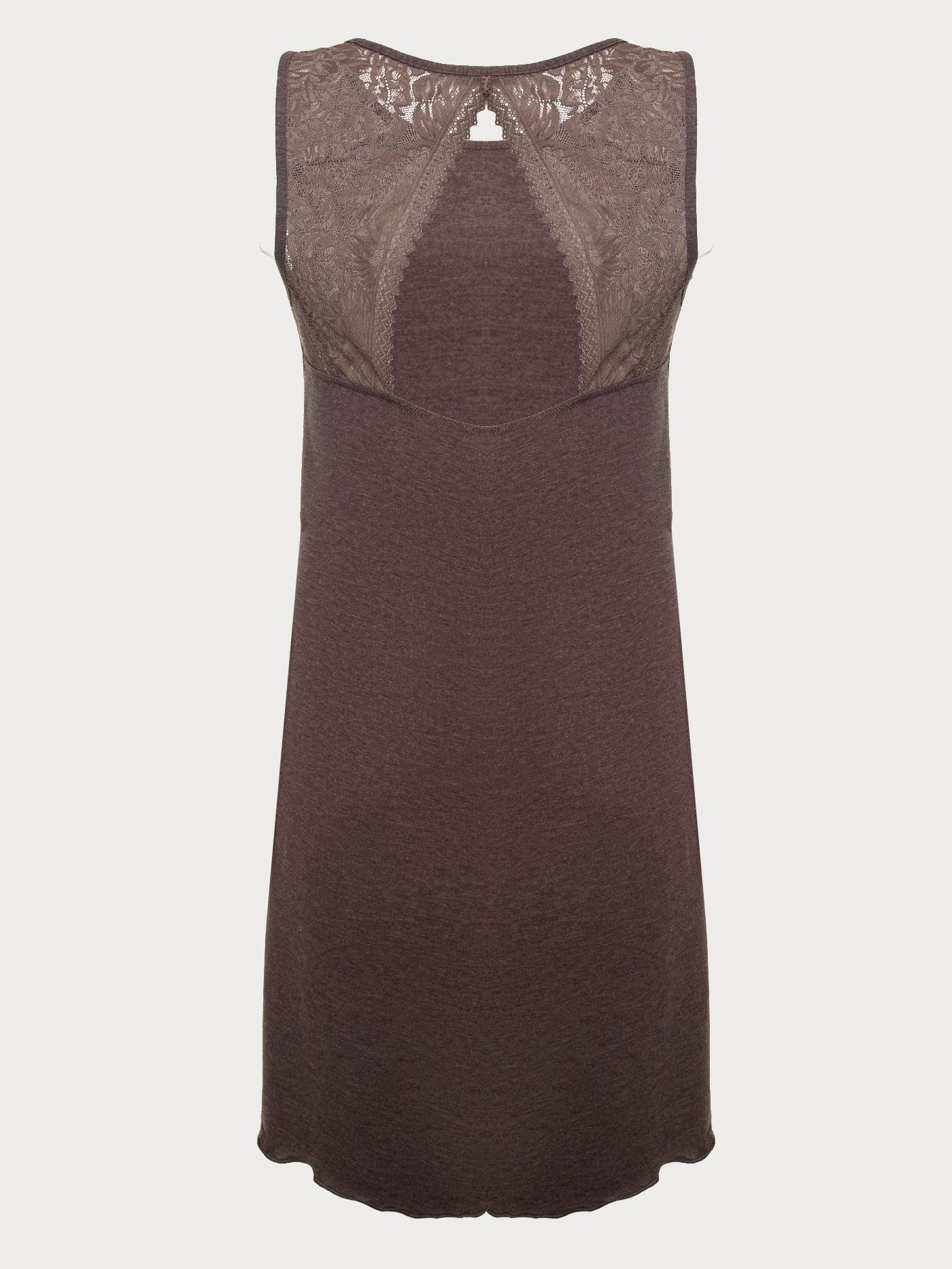 Сорочка на бретелях Кофейный 2855F3232 | фото 5