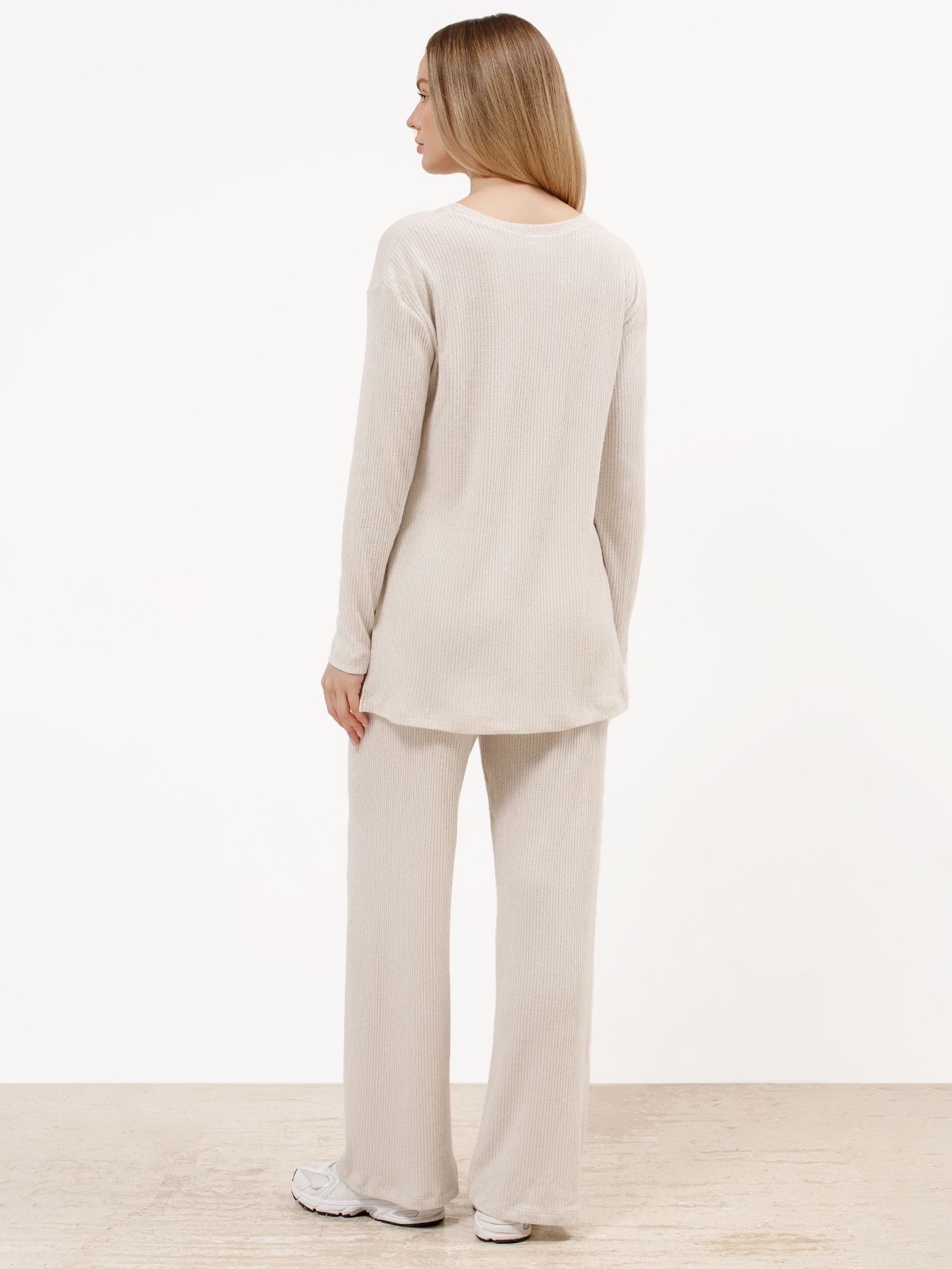 Лонгслив Молочный 3032F3435 | фото 2