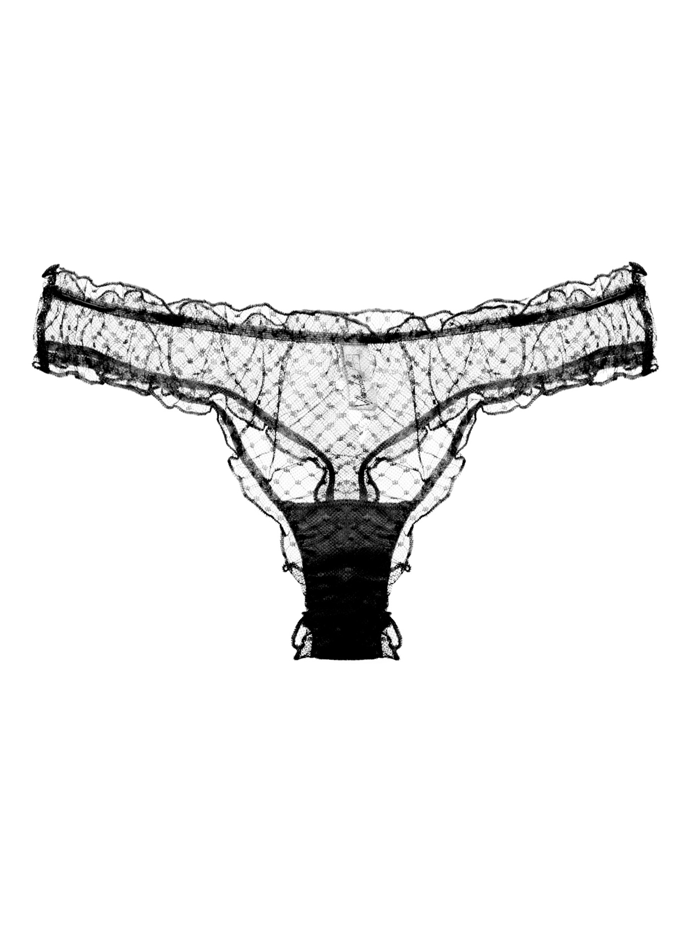 Трусы стринг Черный 2441F2100 | фото 3