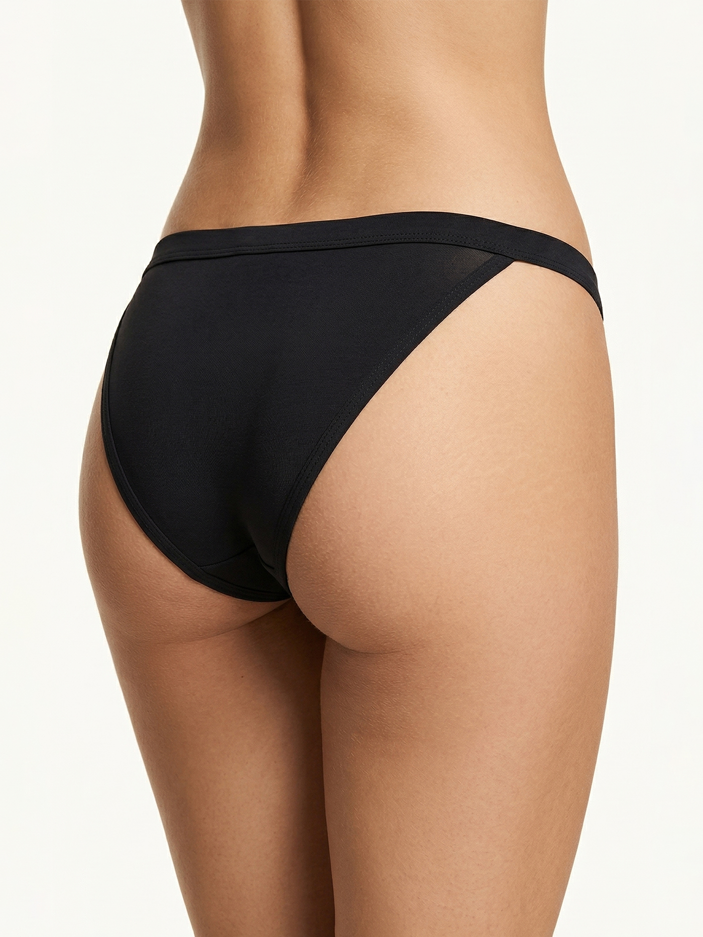 Плавки слип Черно-белый принт 3067S2713 | фото 5