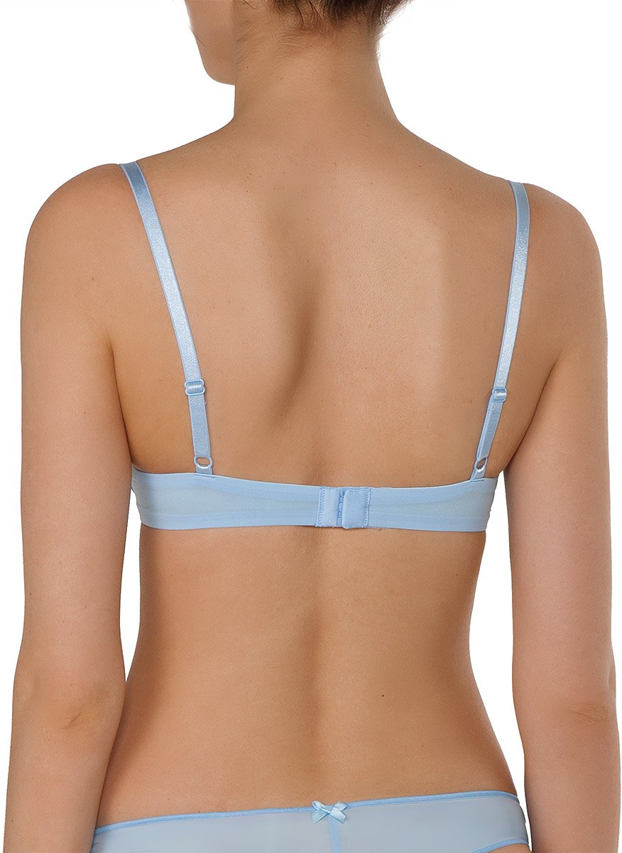 Бюстгальтер push-up Голубой с золотым 2091F1177 | фото 3