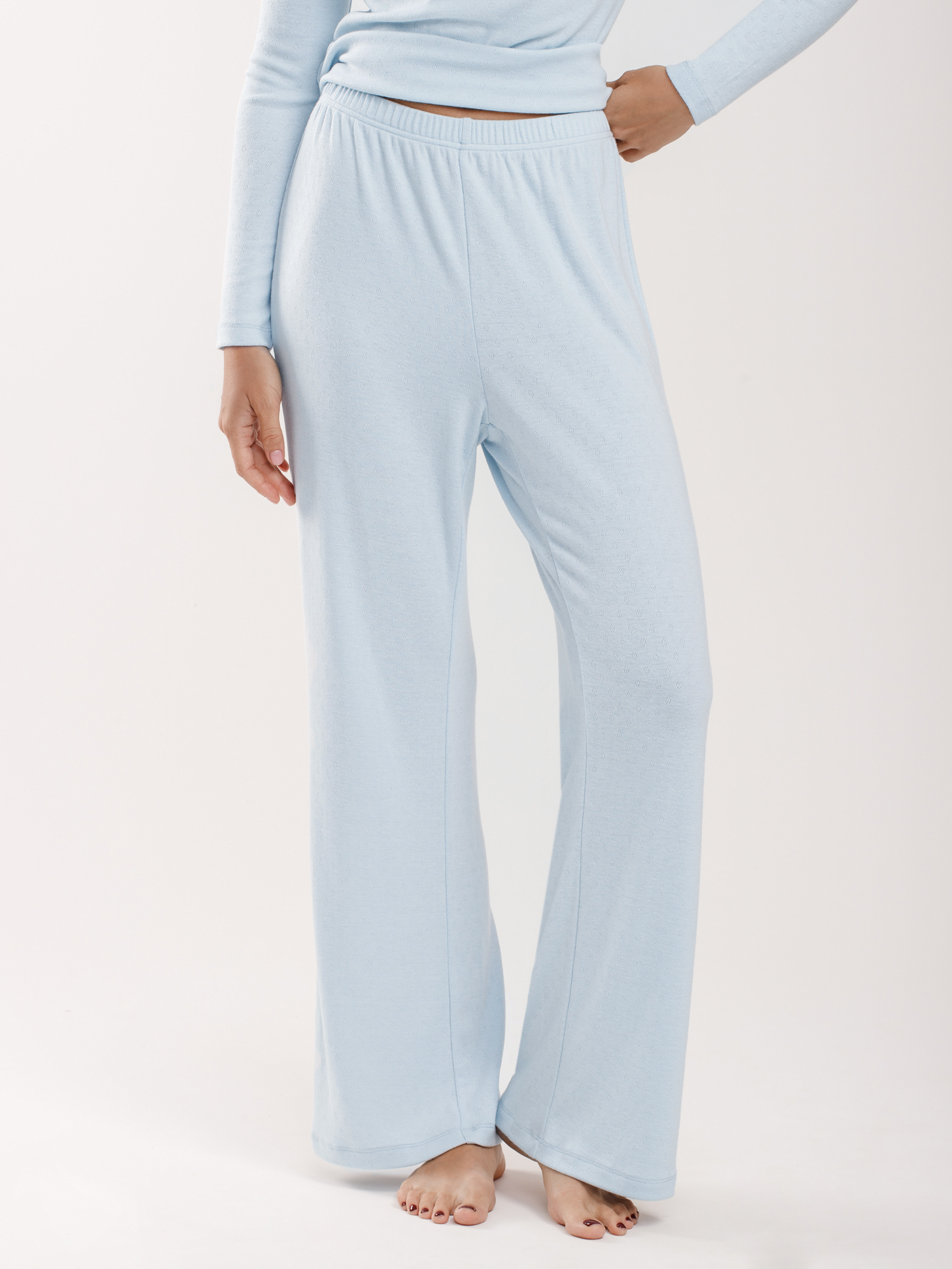 Брюки Голубой PRR-0106PN | фото 3