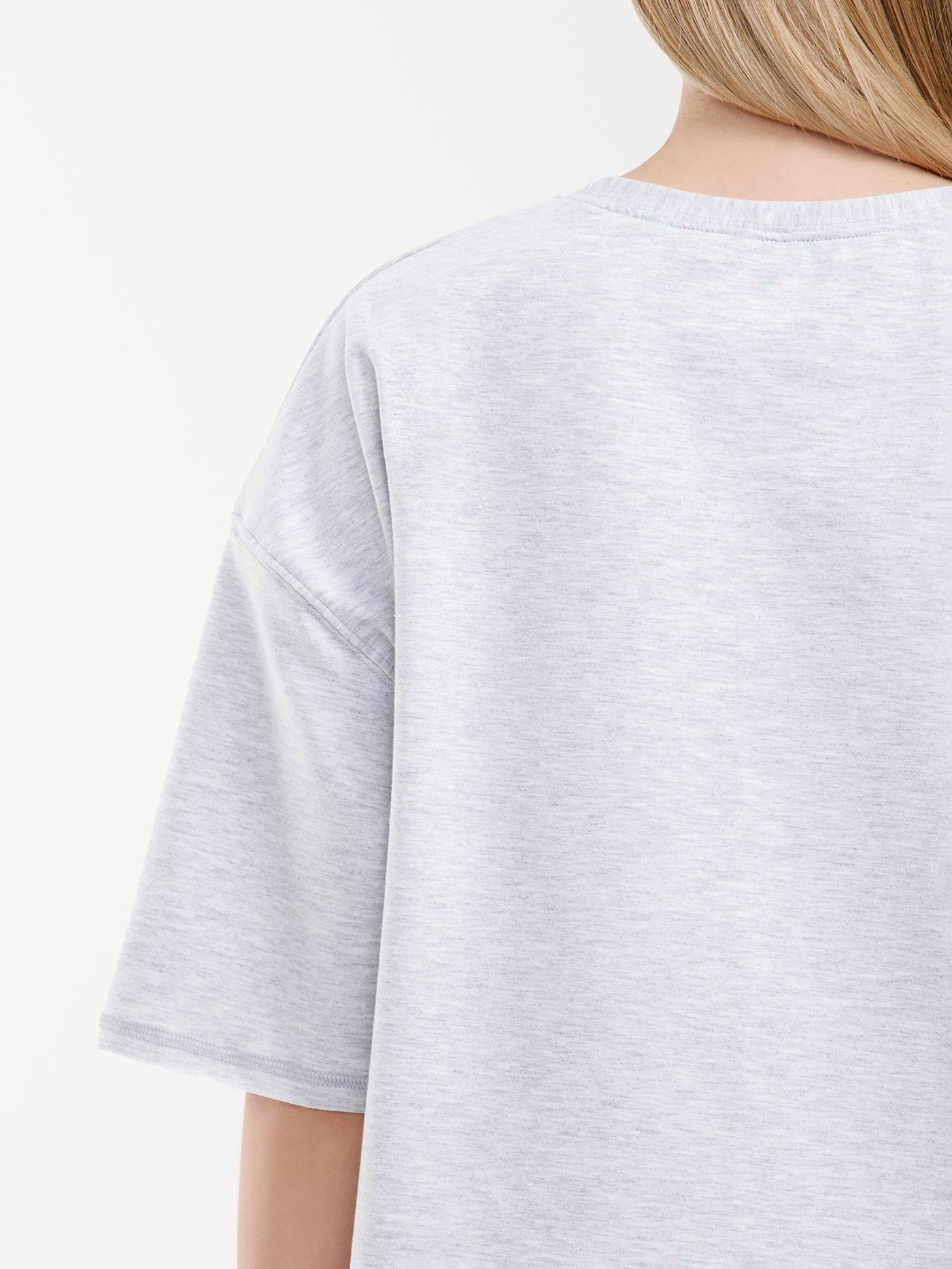 Футболка Серый меланж 2995F3424 | фото 4