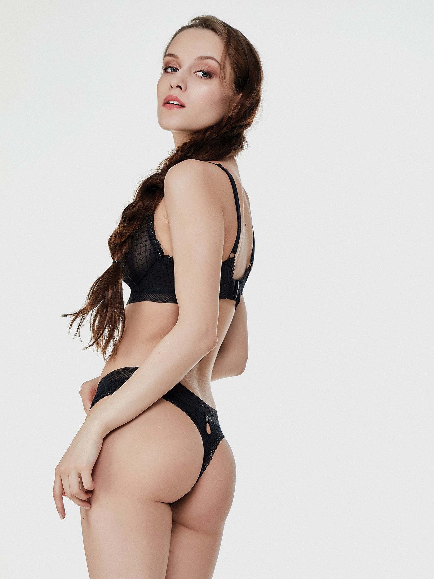 Трусы стринг Черный BU3325ST | фото 3