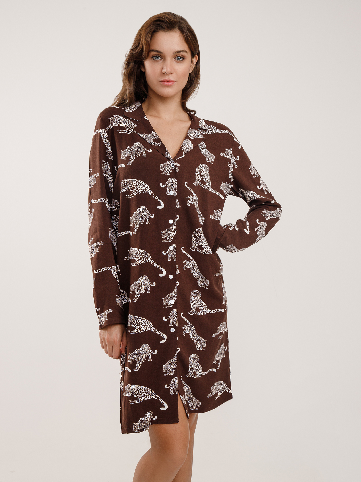 Платье Принт леопард PAR-05 | фото 1