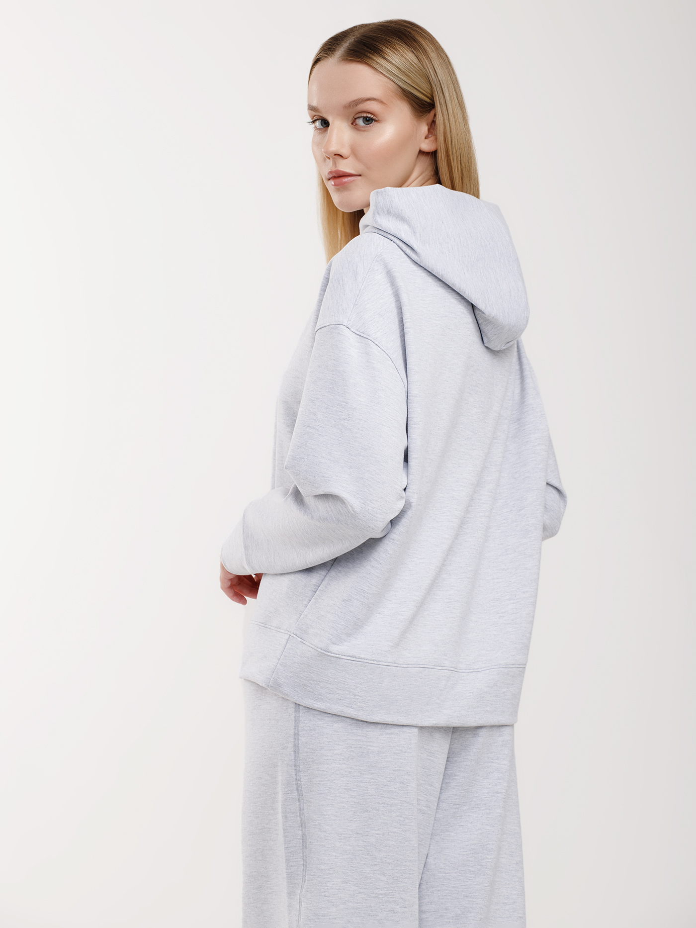 Толстовка Серый меланж 2995F3621 | фото 3